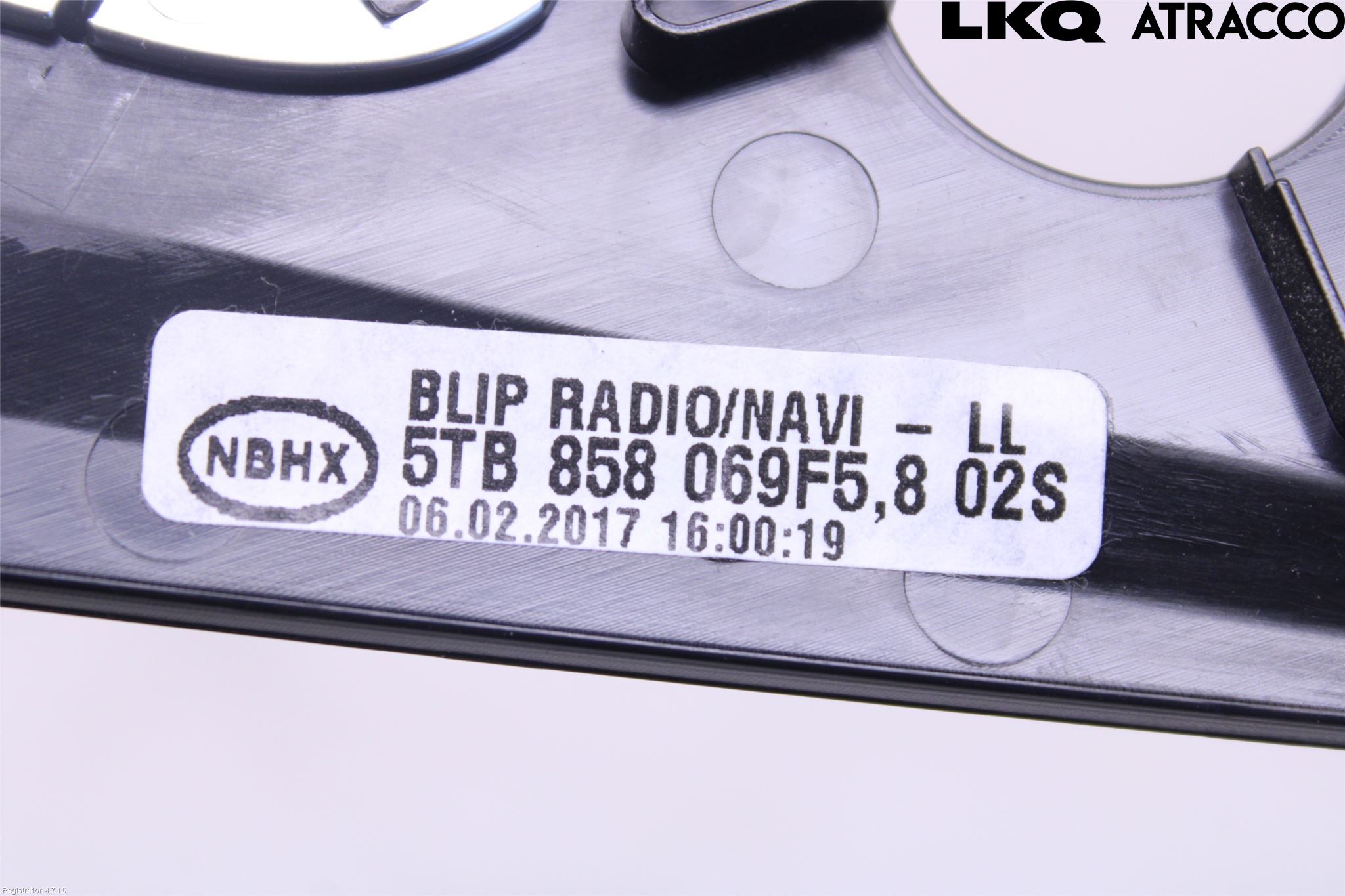 Volkswagen VW TOURAN 16- Innr Radio Ramme
