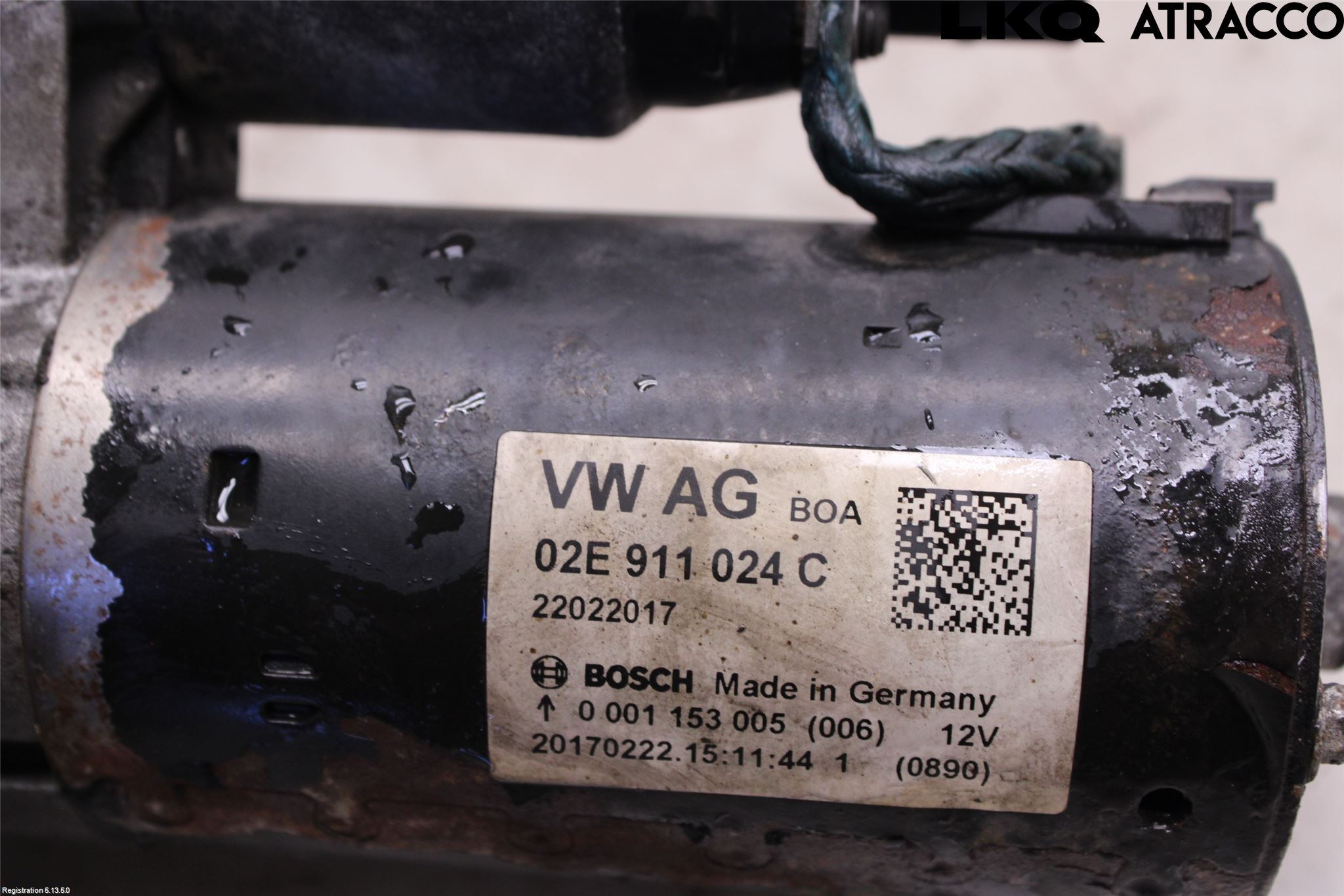 Volkswagen VW TRANSP/CARAVELLE (T6) 16-22 Startmotor Diesel