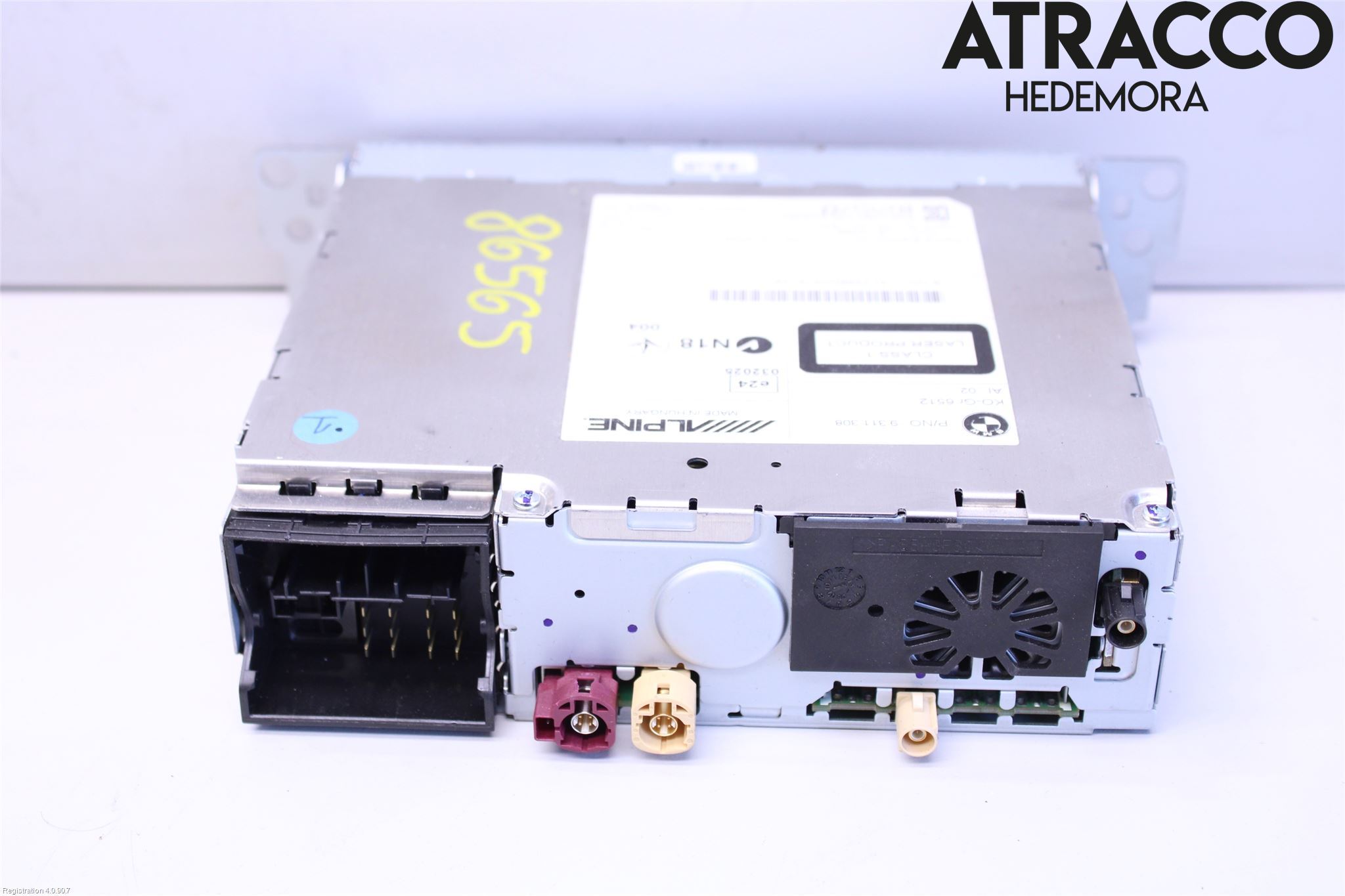 BMW X3 F25 10-17 Stereo Radio Med Cd