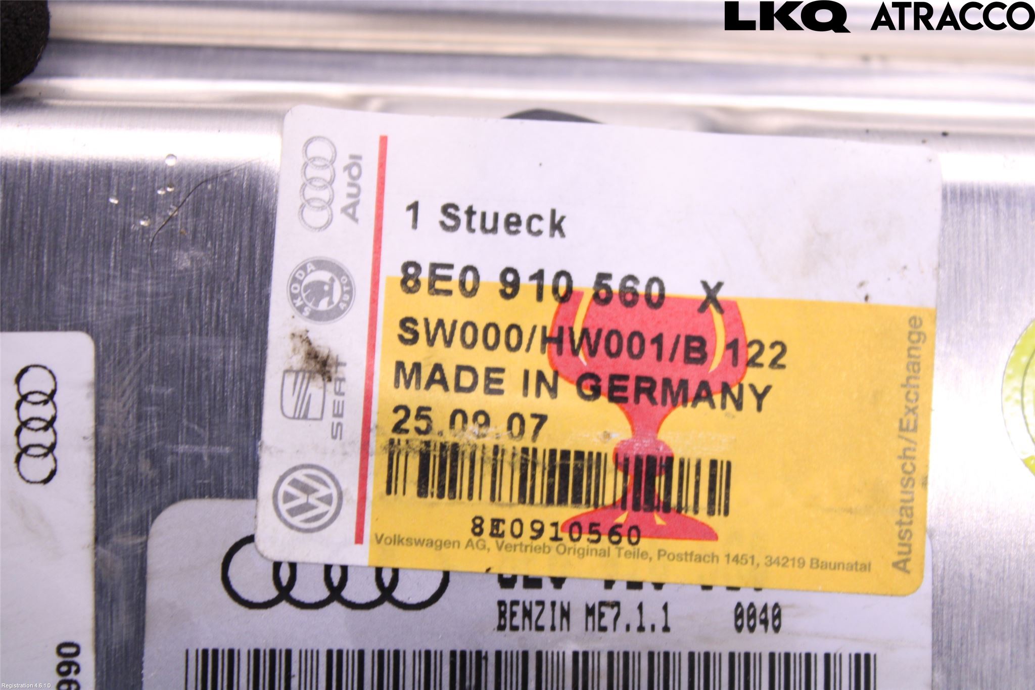 Audi A4/S4 01-05 Styreenhet Innsprøytning
