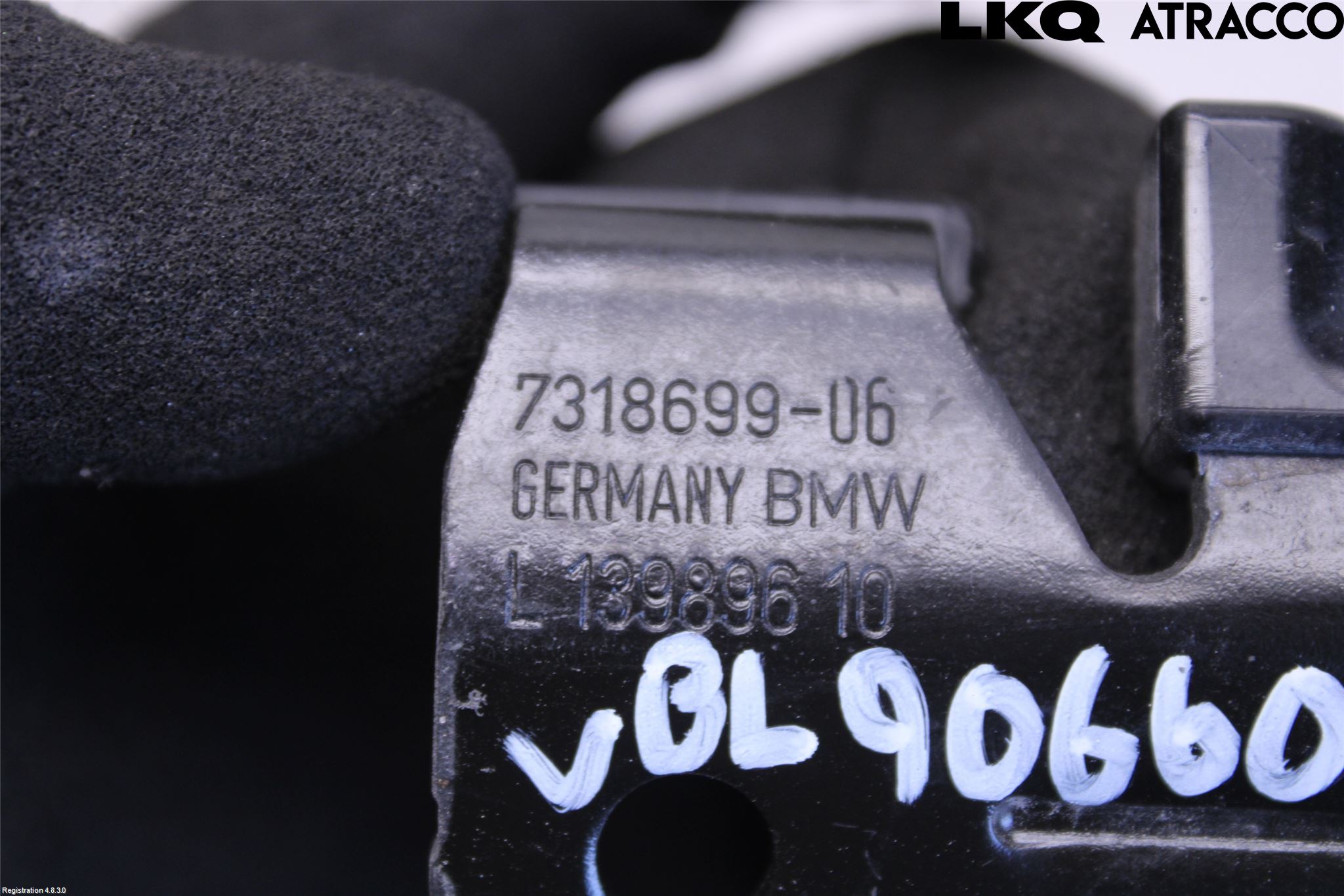 BMW X6 F16 14-19 Bakluke Hengsel Venstre