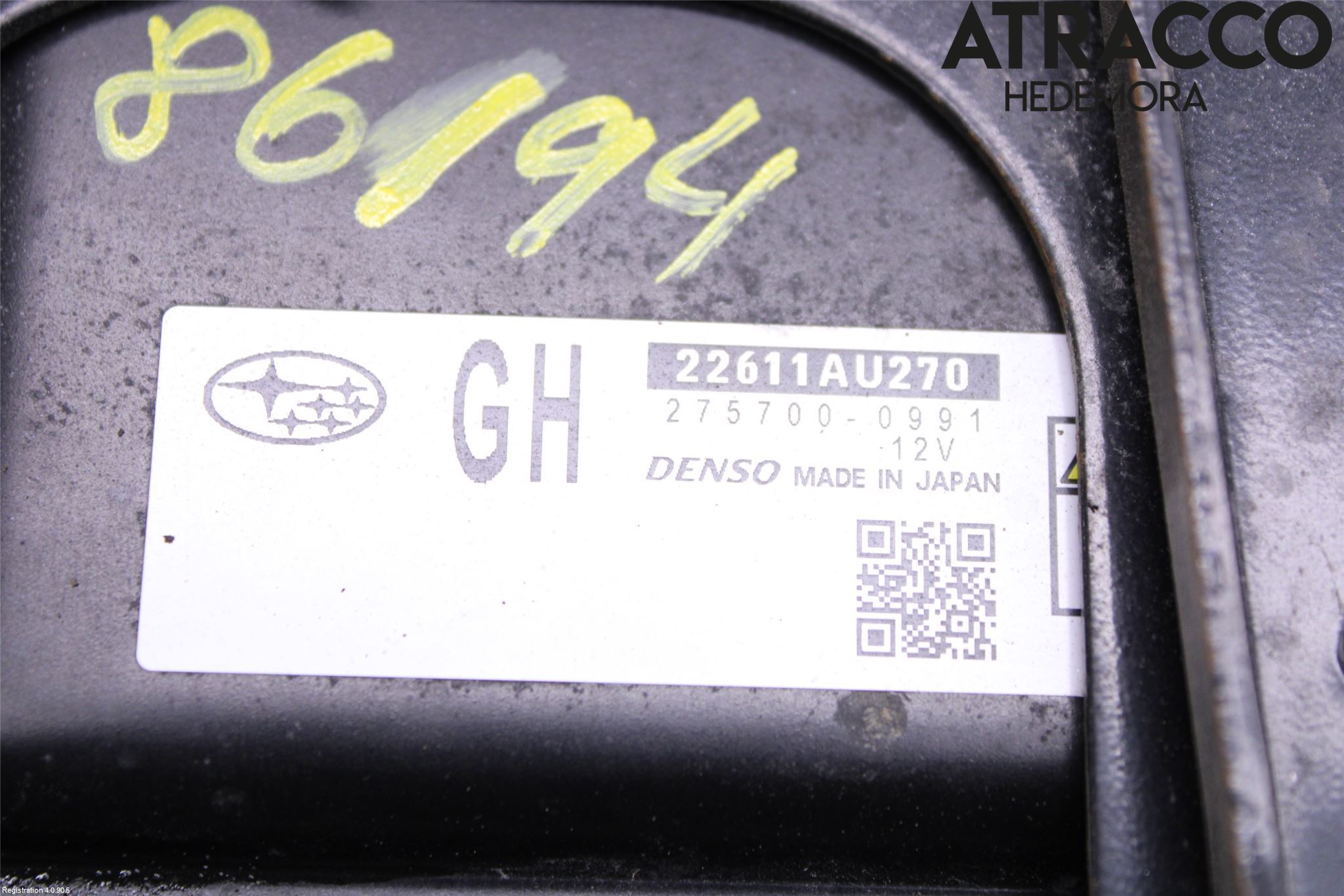 Subaru OUTBACK 10-15 Styreenhet Dieselpumpe