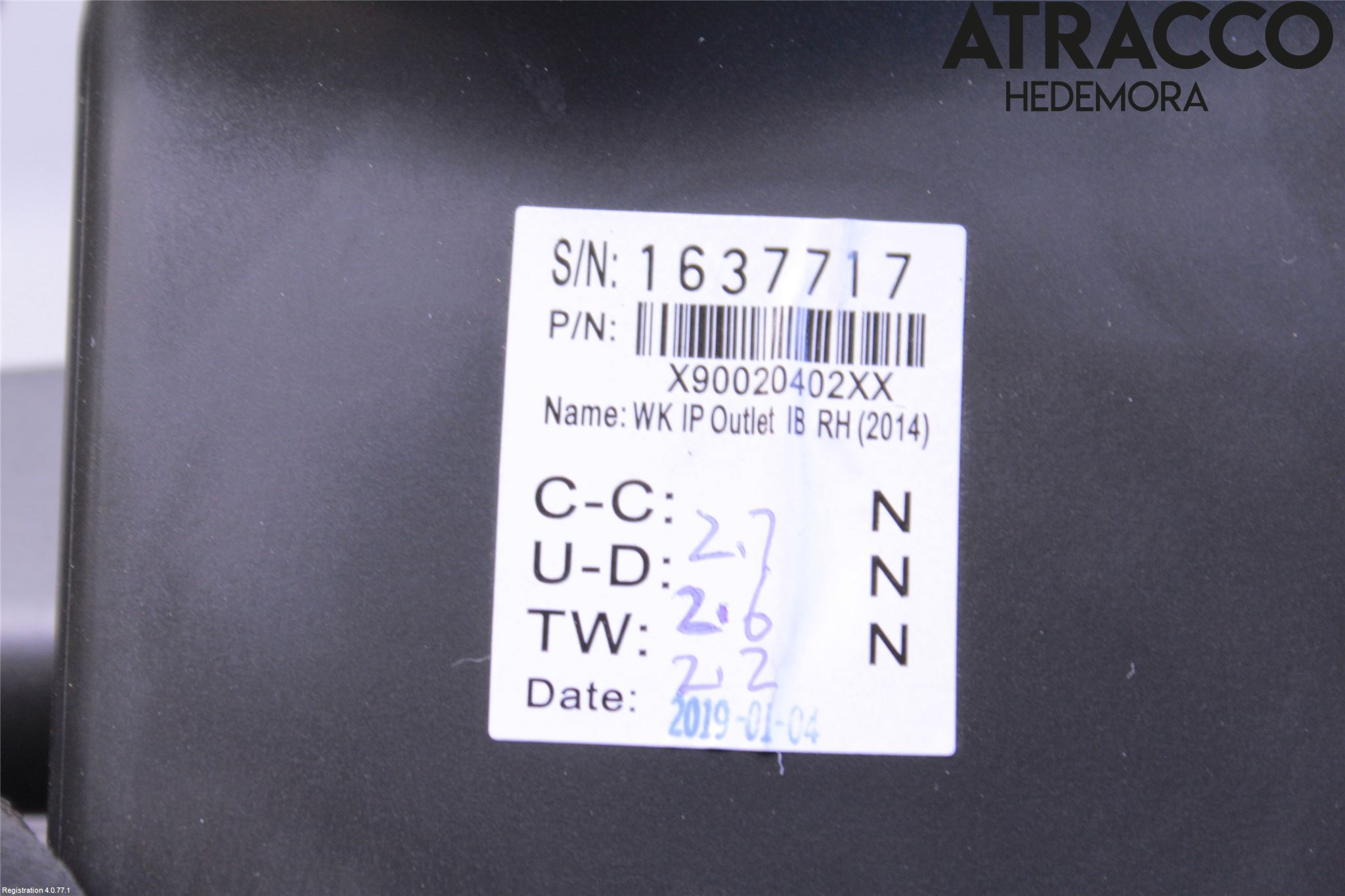 Jeep GRAND CHEROKEE 10-20 Dashbord Kanal - Dyse
