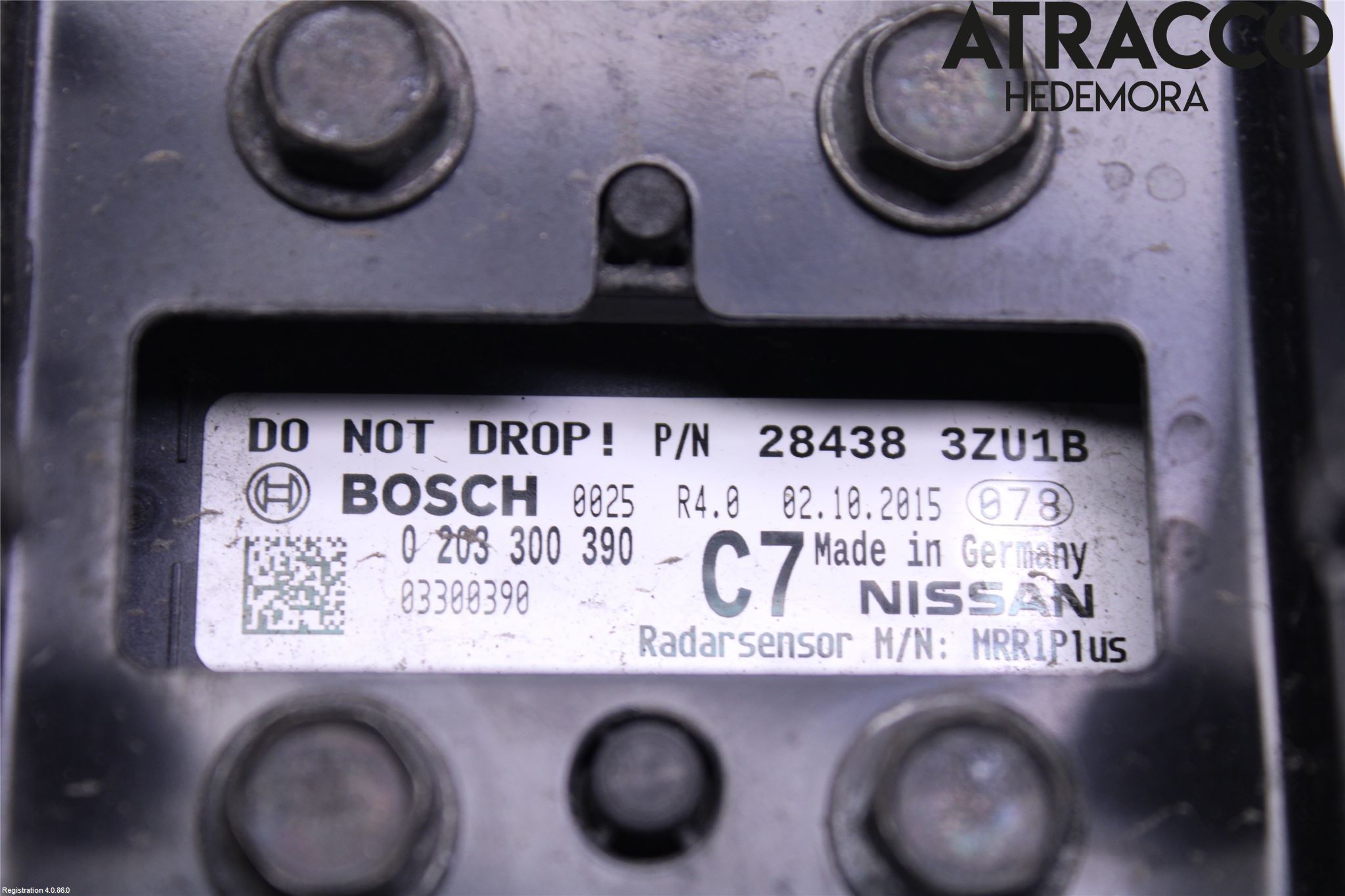 Nissan PULSAR Sensor Kollisjonsbeskyttelse