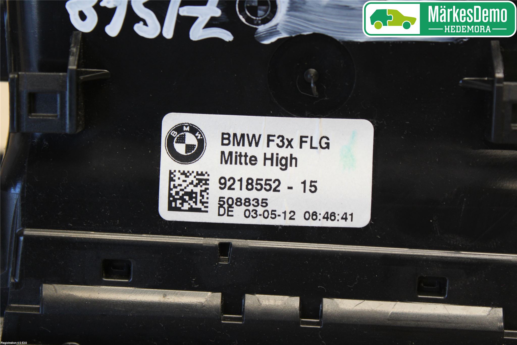 BMW 3 F30/F31/F80 12-19 Dashbord Kanal - Dyse