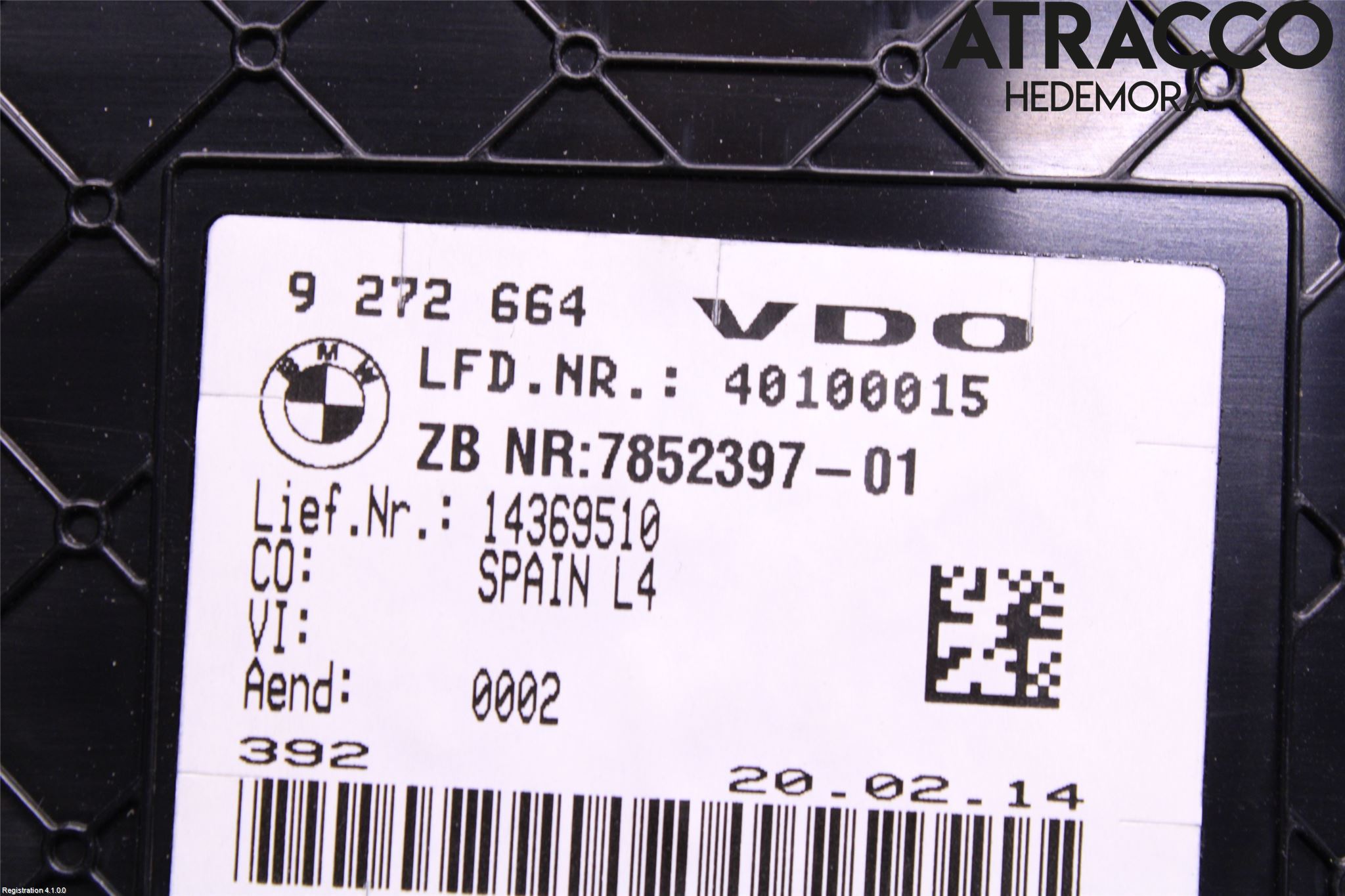 BMW 4 F32/F33/F82/F83 13-20 Instr Kombinert
