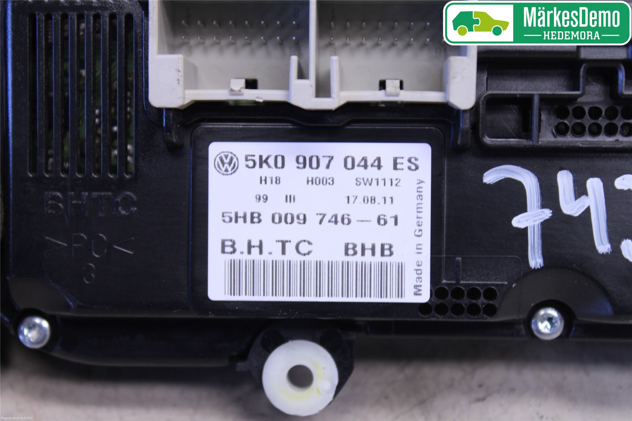Volkswagen VW JETTA VI 11- Varme Ac Betjening-Display