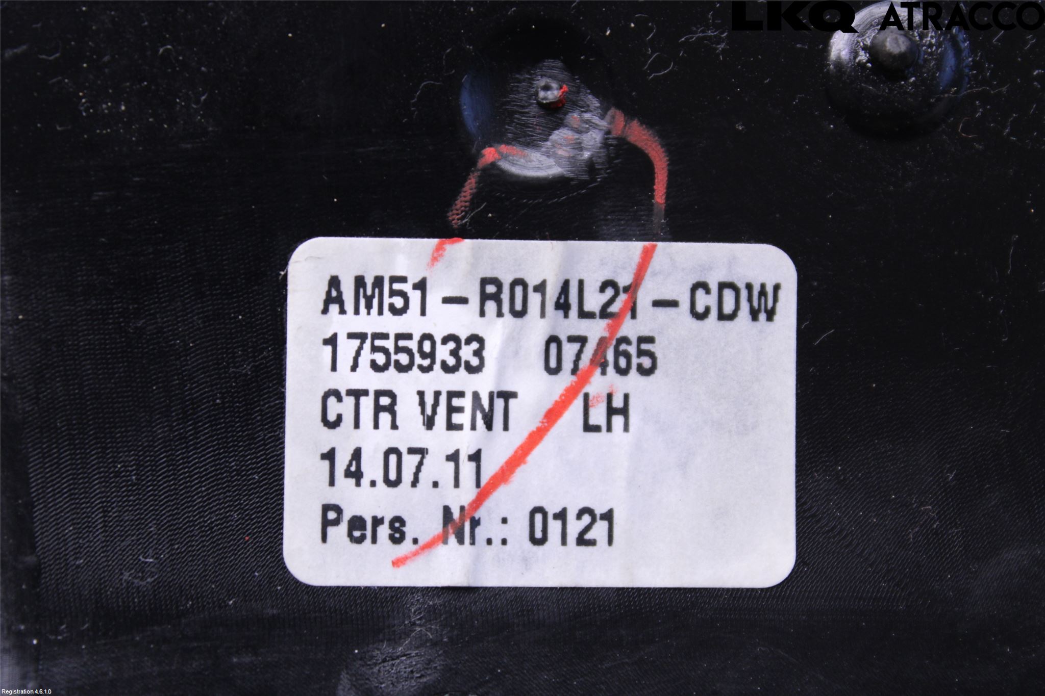 Ford C-MAX II  11-14 Dashbord Kanal - Dyse