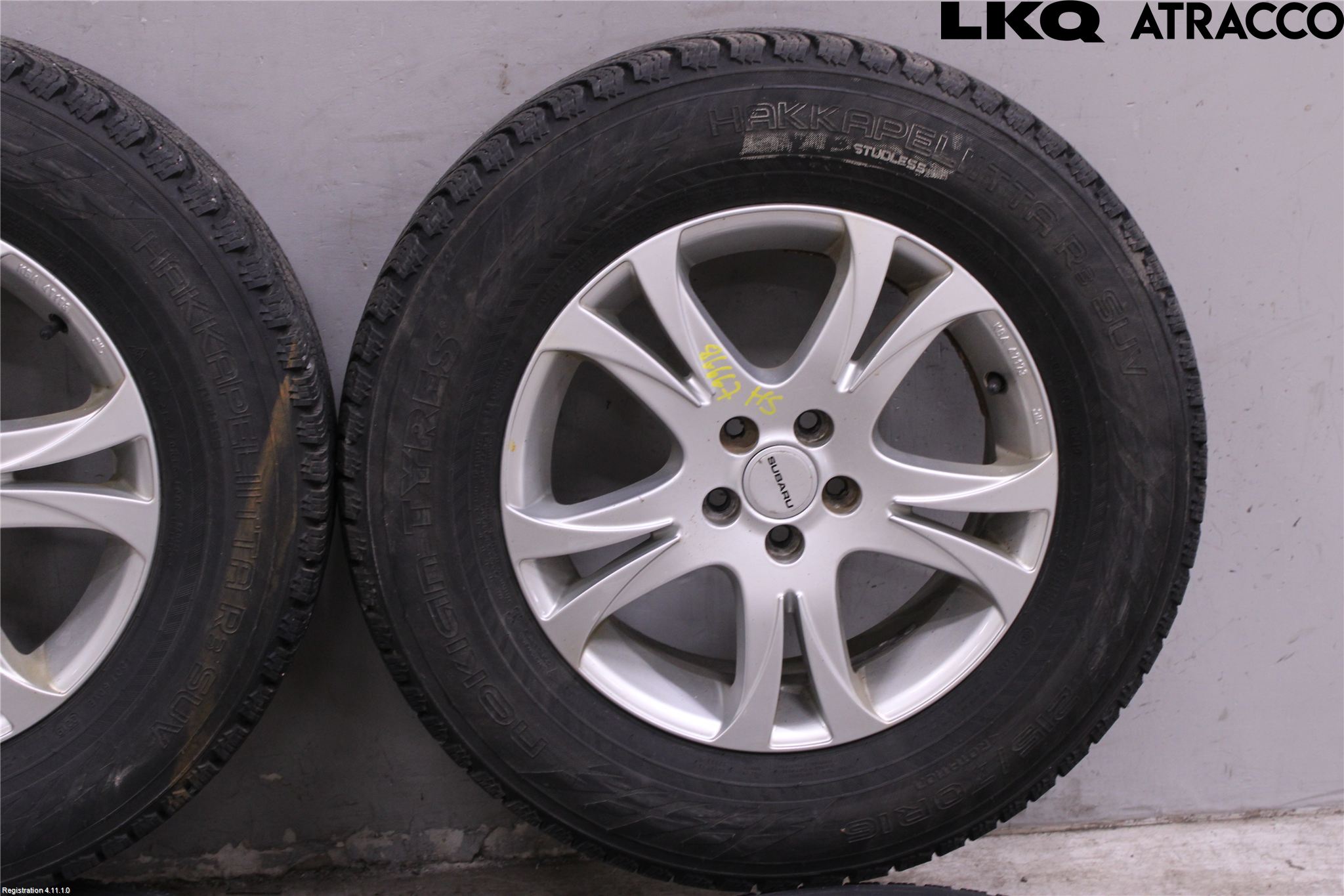 Subaru OUTBACK 10-15 Dekk Vinter På Alu Felg 4Stk