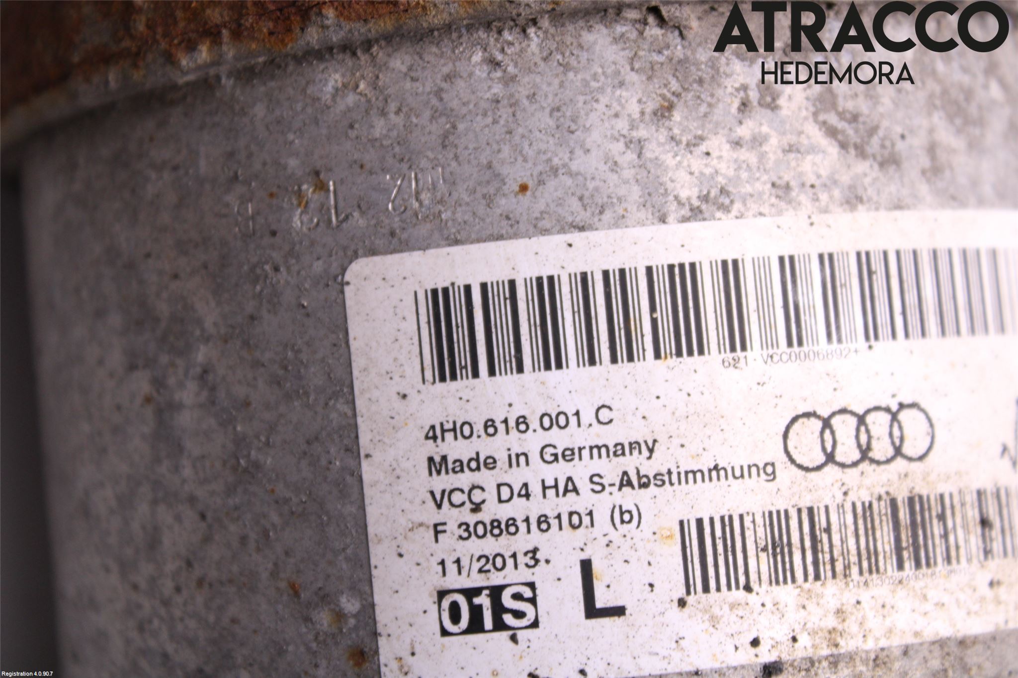 Audi A8/S8 4H 10-17 Fjærbein Bak Venstre