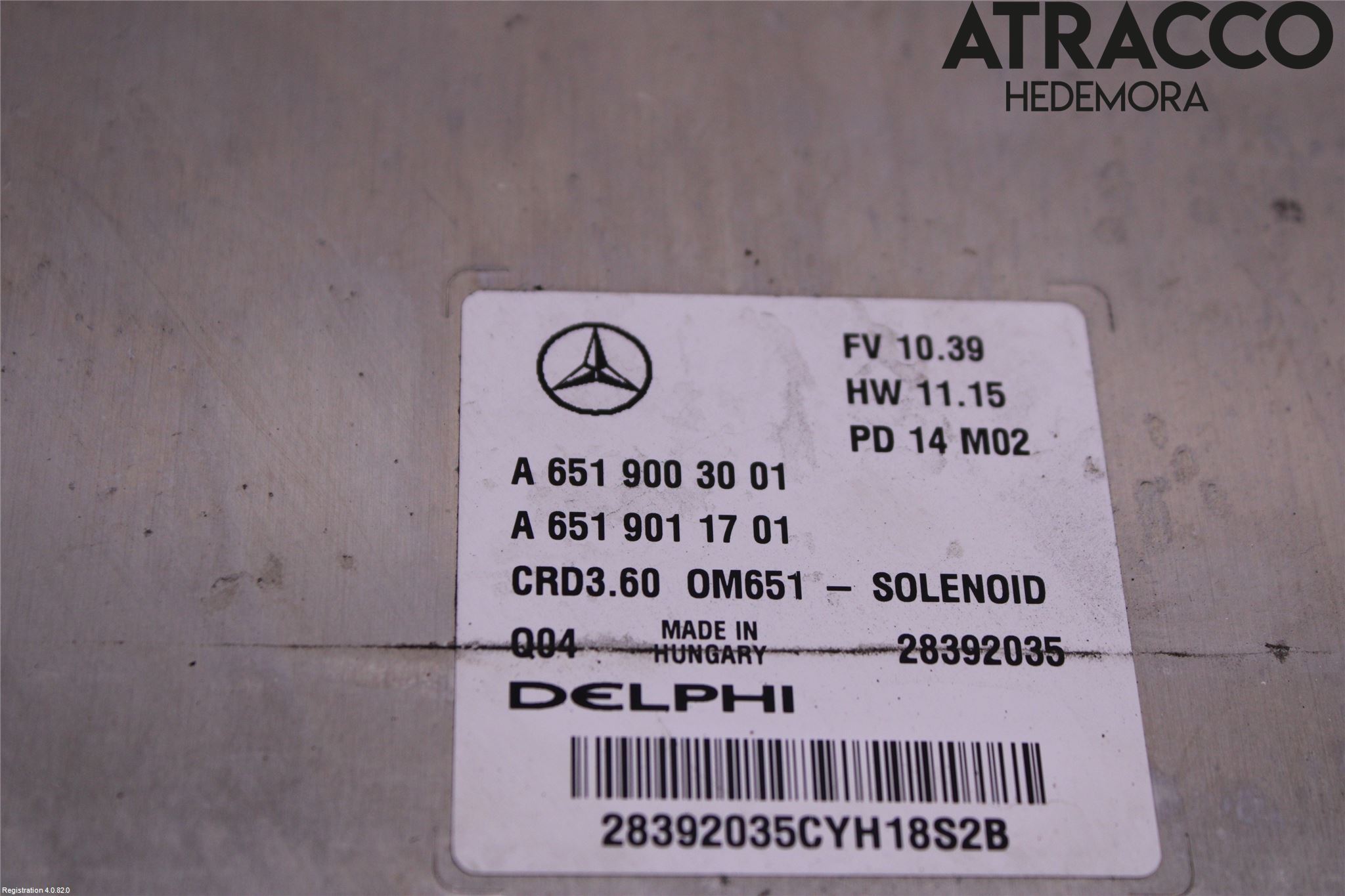 Mercedes-Benz MB CLA-KLASS (C117/X117) 13-19 Styreenhet Dieselpumpe