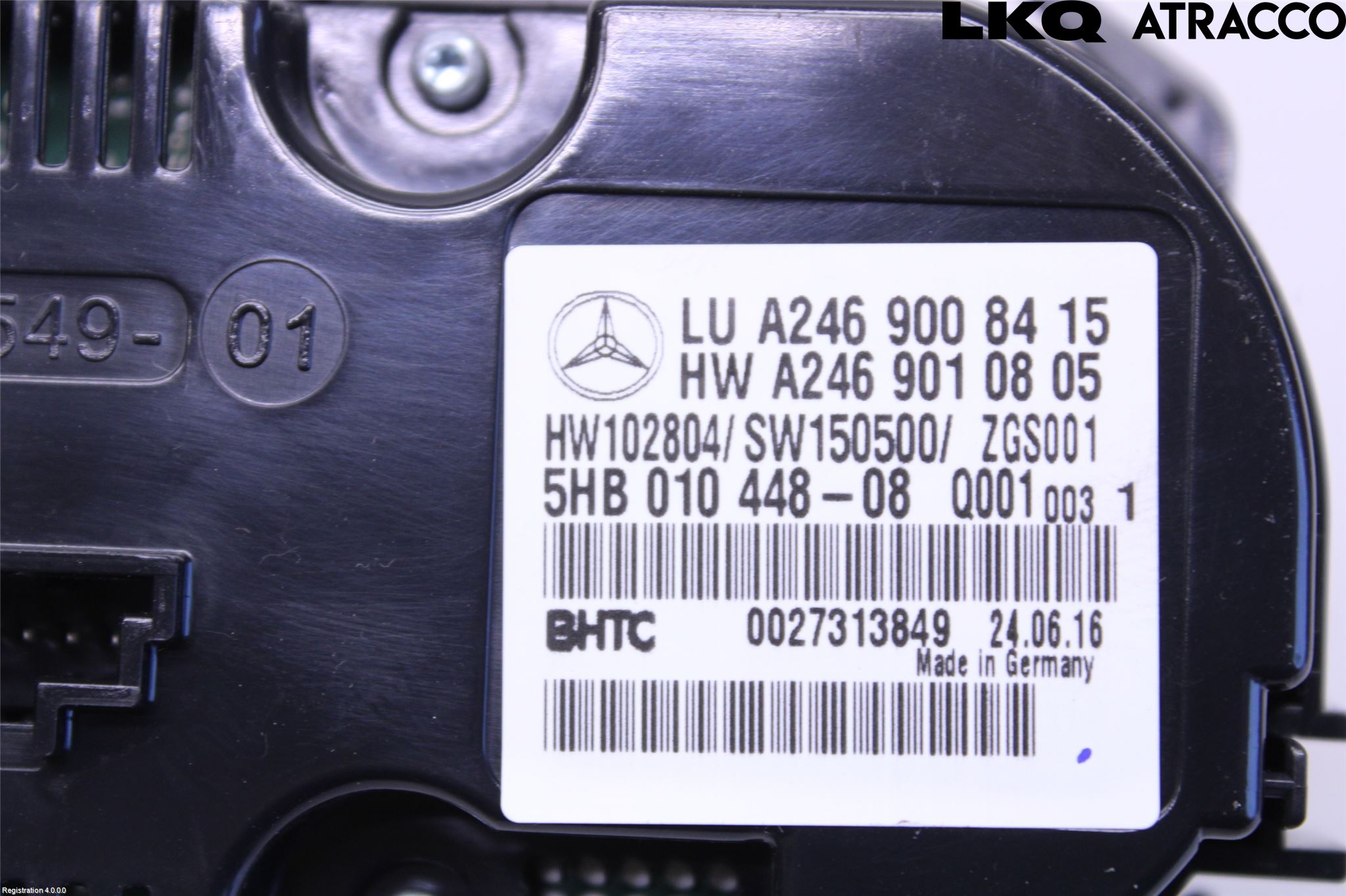 Mercedes-Benz MB CLA-KLASS (C117/X117) 13-19 Varme Ac Betjening-Display