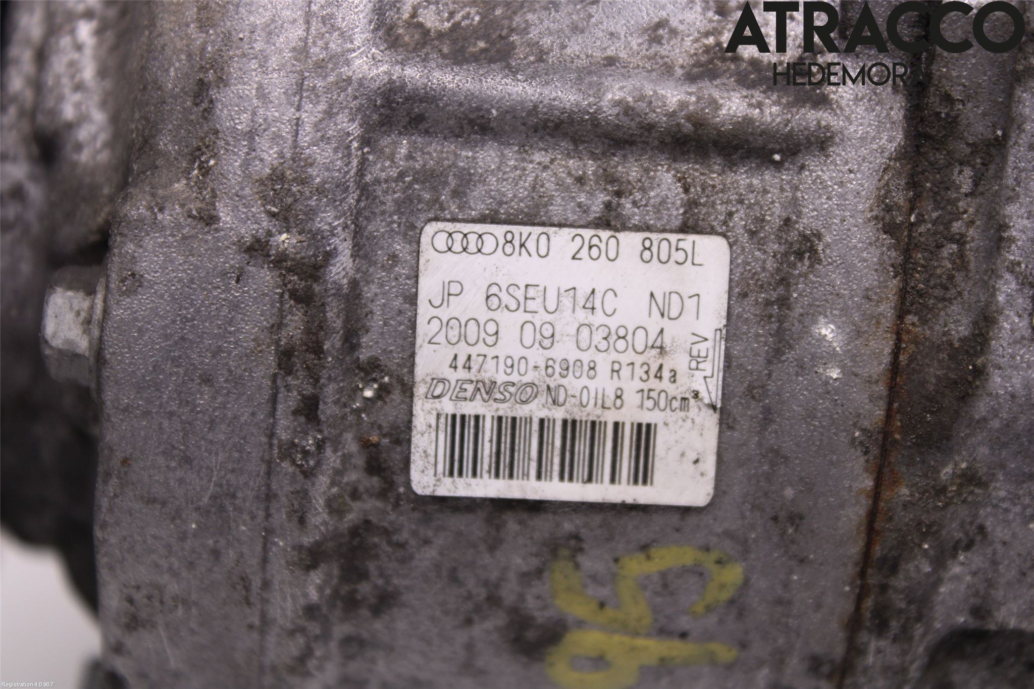 Audi A4 ALLROAD 09-16 Varme Ac Kompressor