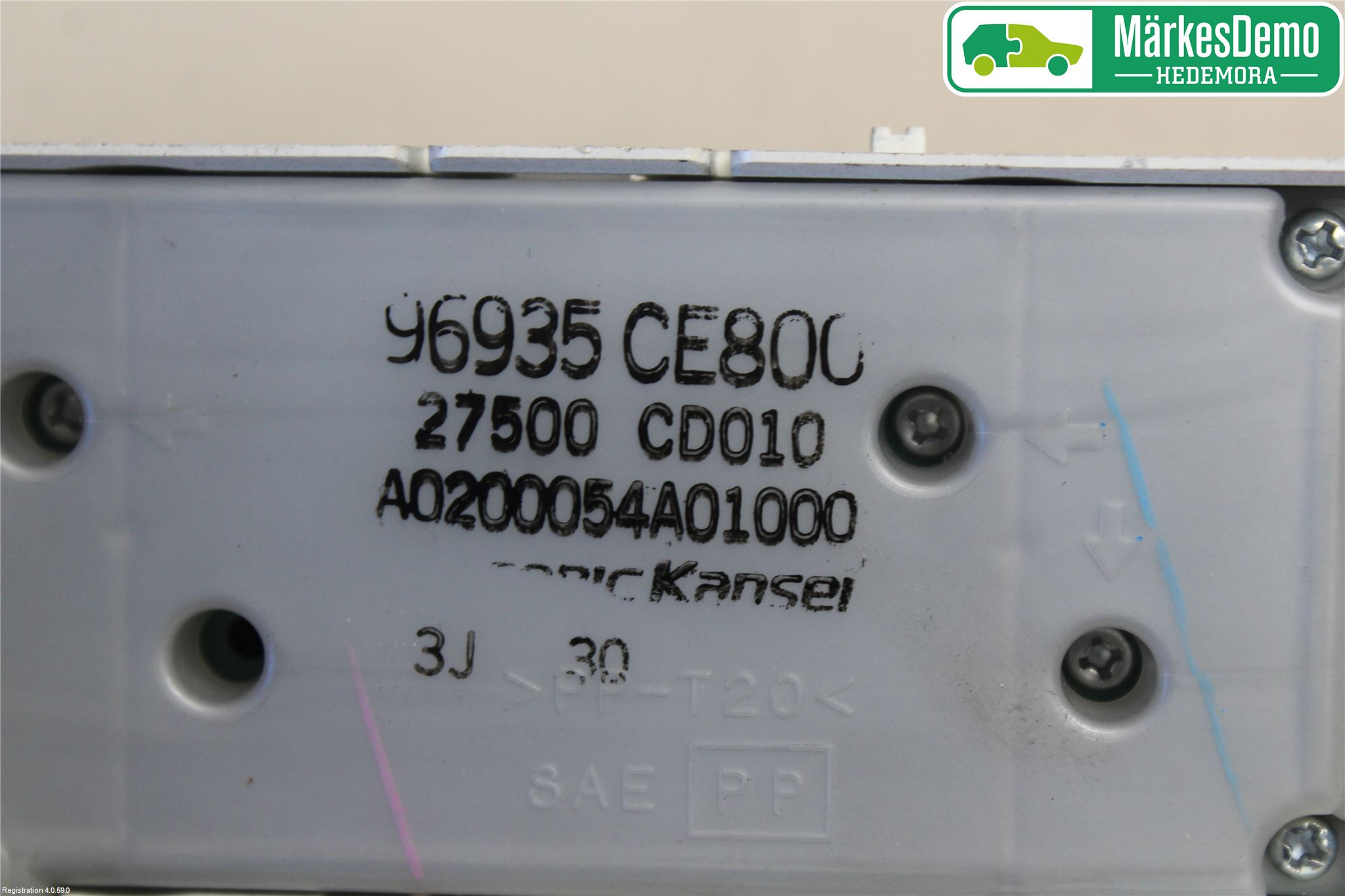 Nissan 350Z Varme Ac Betjening-Display