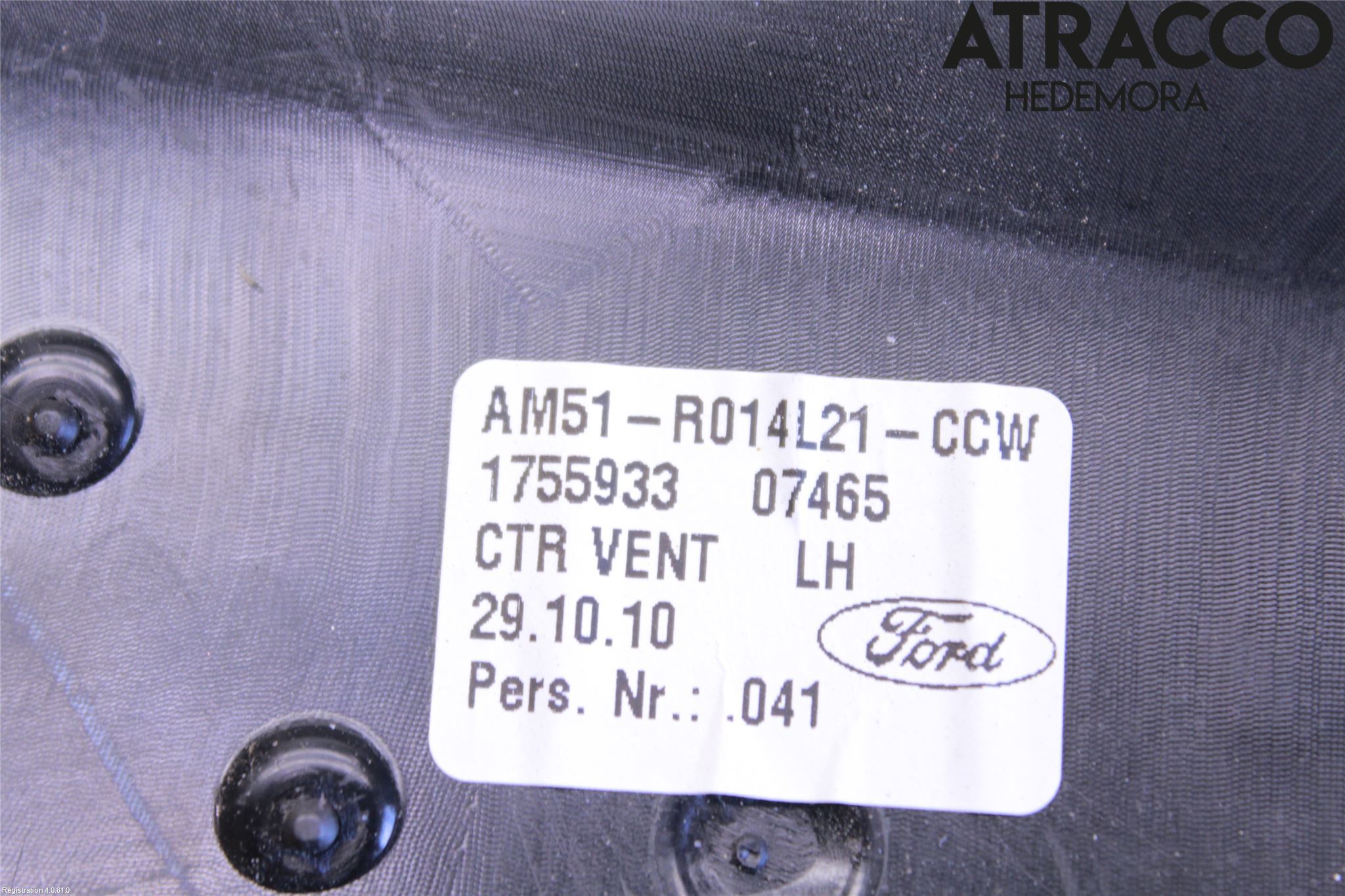 Ford GRAND C-MAX  11-14 Dashbord Kanal - Dyse