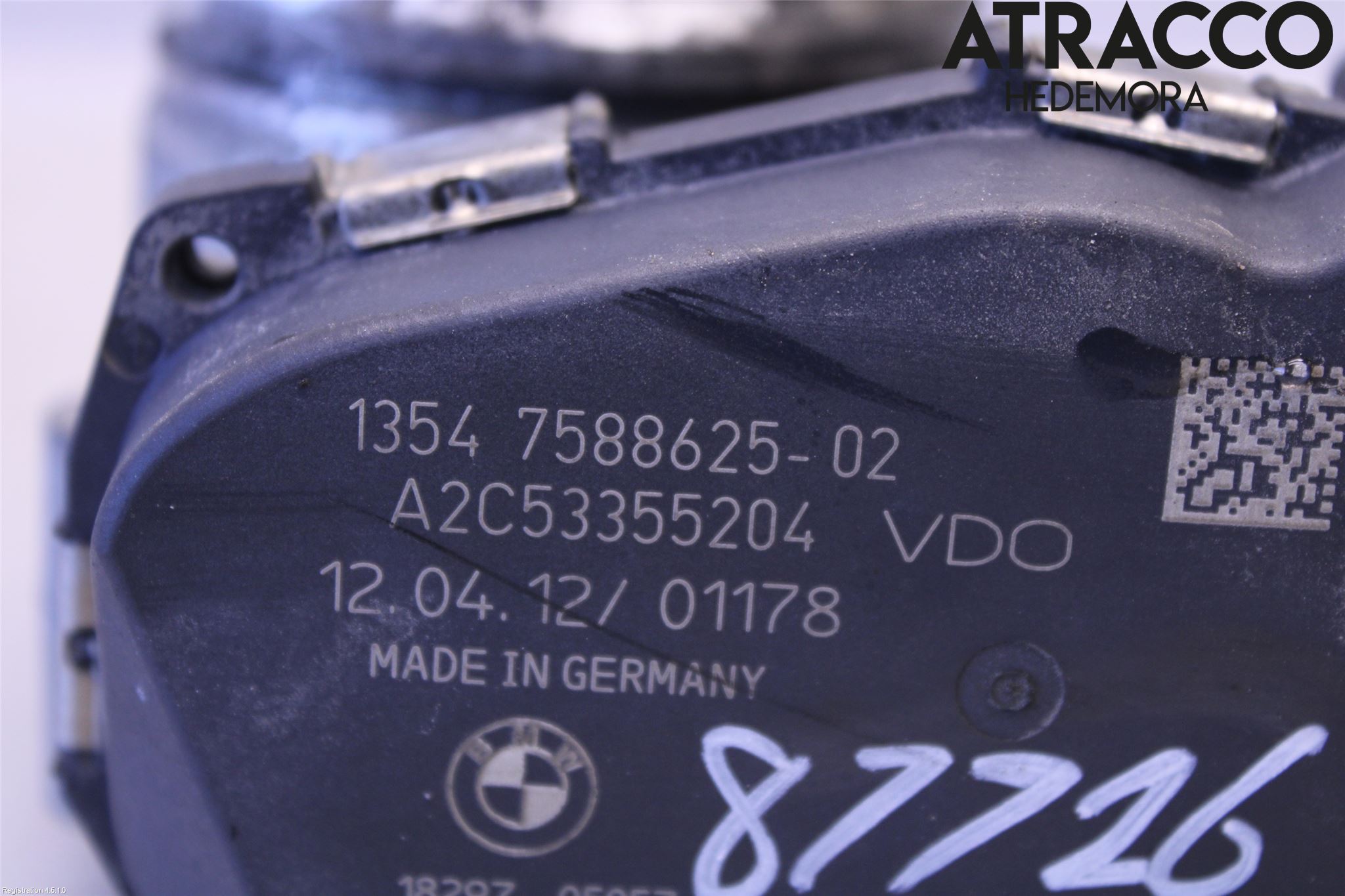 BMW 3 F30/F31/F80 12-19 Inns Spjeldhus