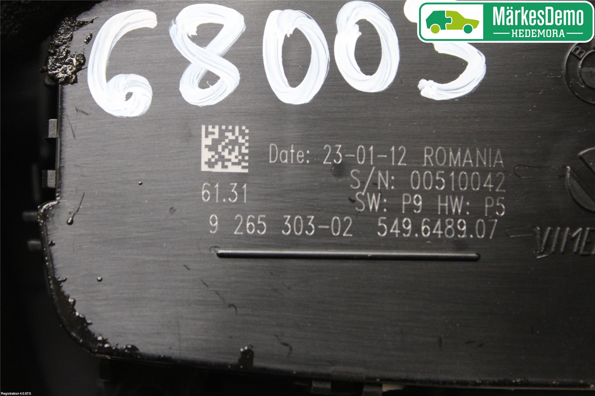 BMW 3 F30/F31/F80 12-19 Bryter Hovedlys