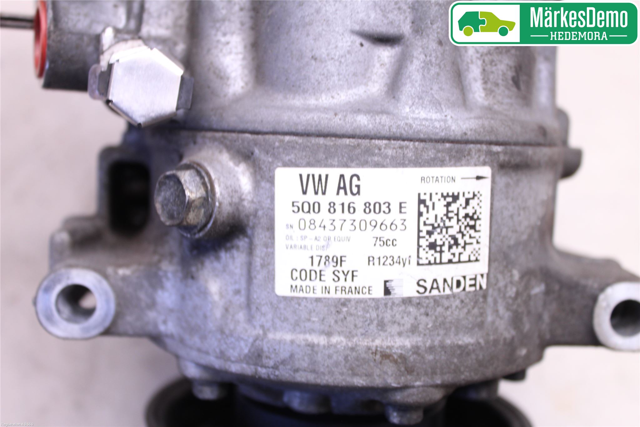 Volkswagen VW TIGUAN 16-24 Varme Ac Kompressor