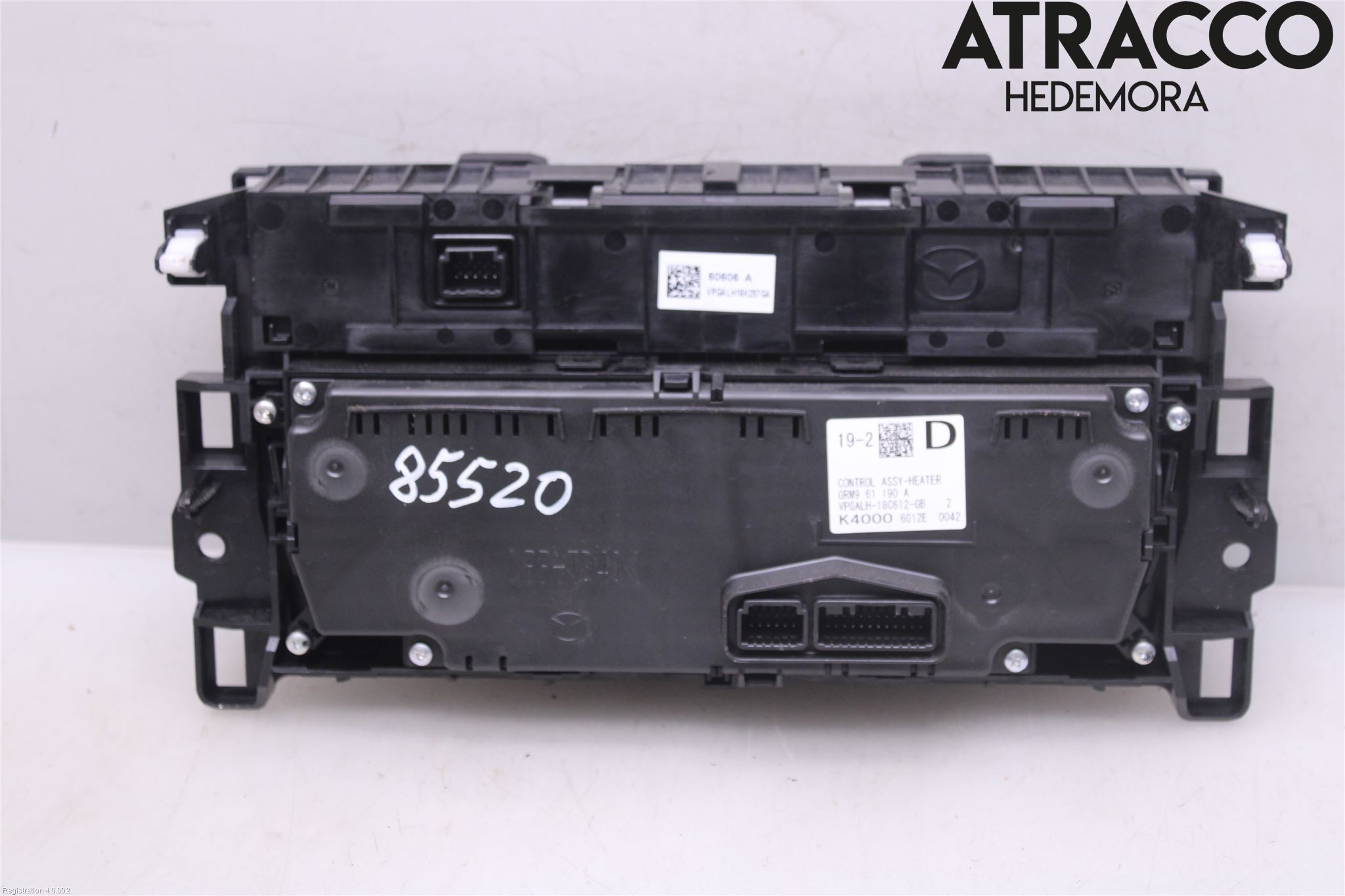Mazda 6 13- Varme Ac Betjening-Display