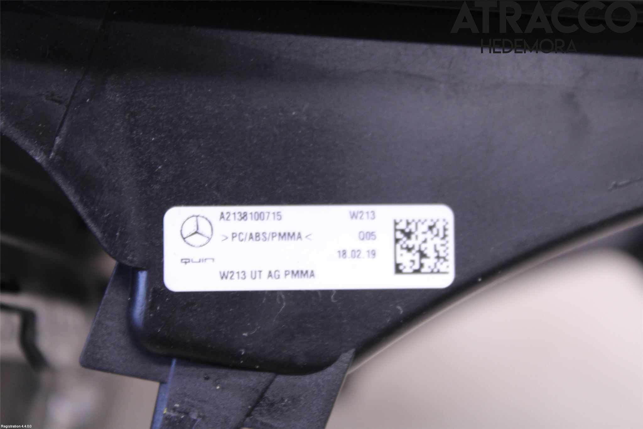 Mercedes-Benz MB E-KLASS (W213) 16-23 Innr Oppbevaringsrom