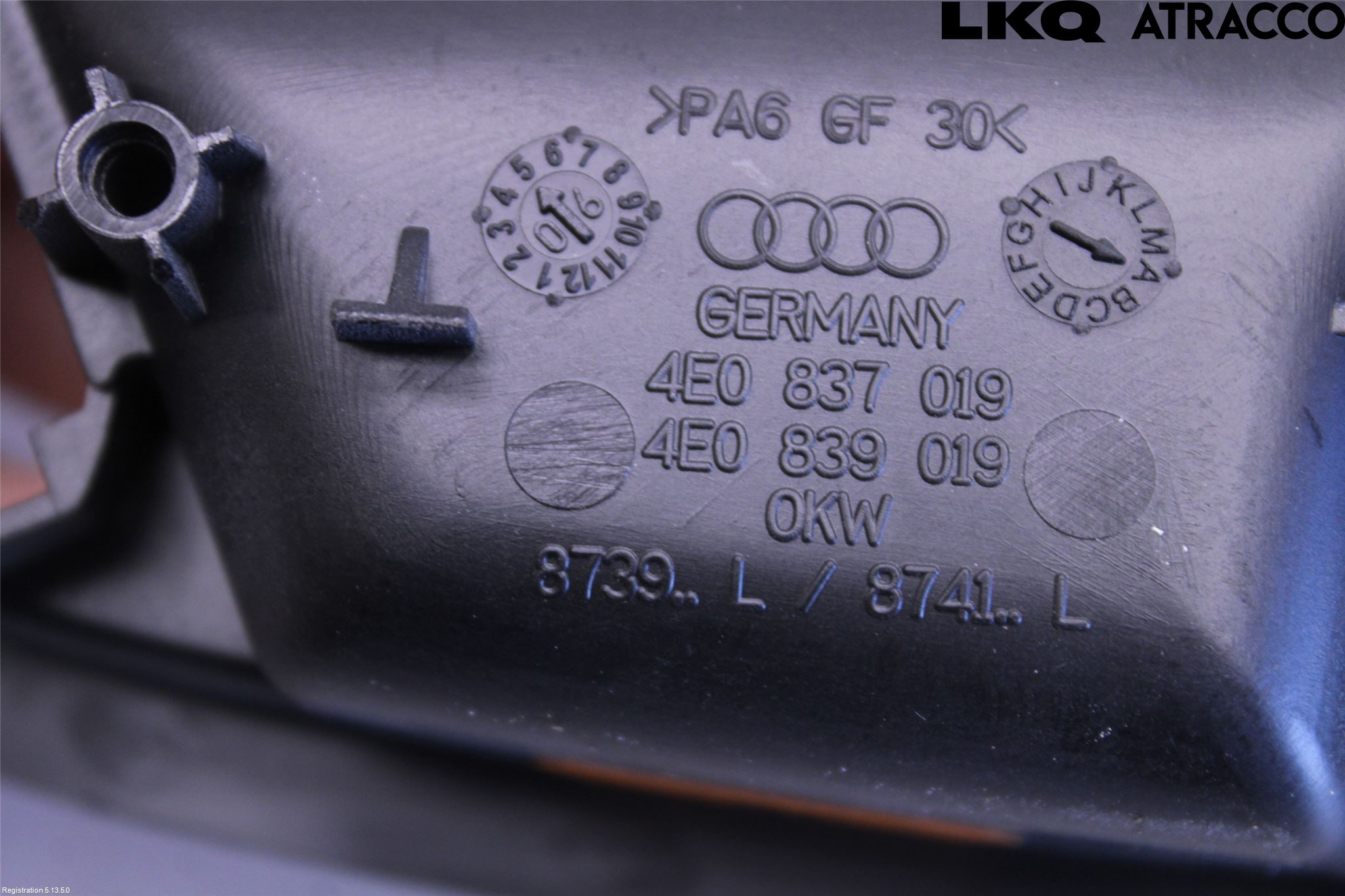 Audi A6/S6     05-11 Innr Dørhandtak V Indre