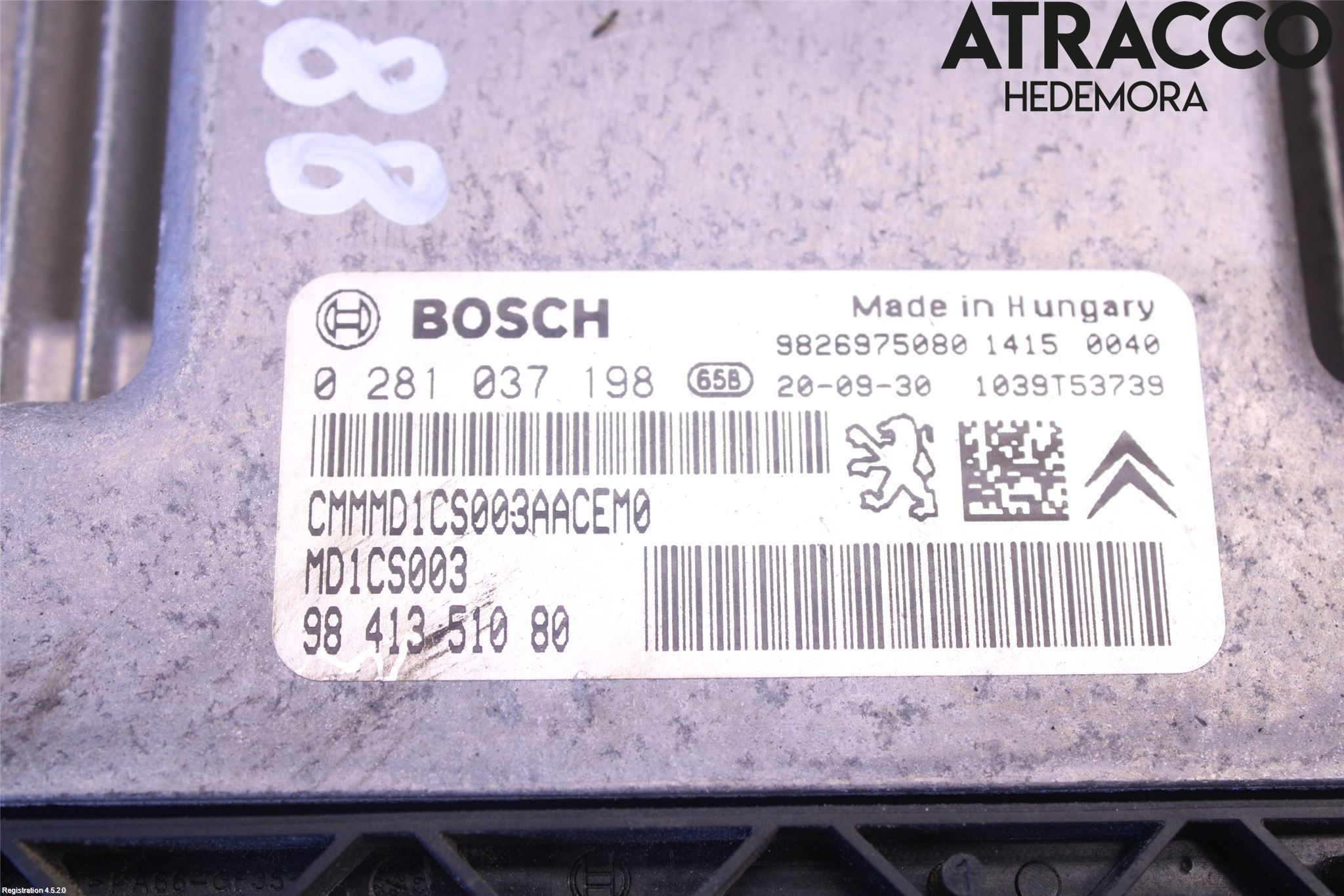 Peugeot 308 14-21 Styreenhet Dieselpumpe