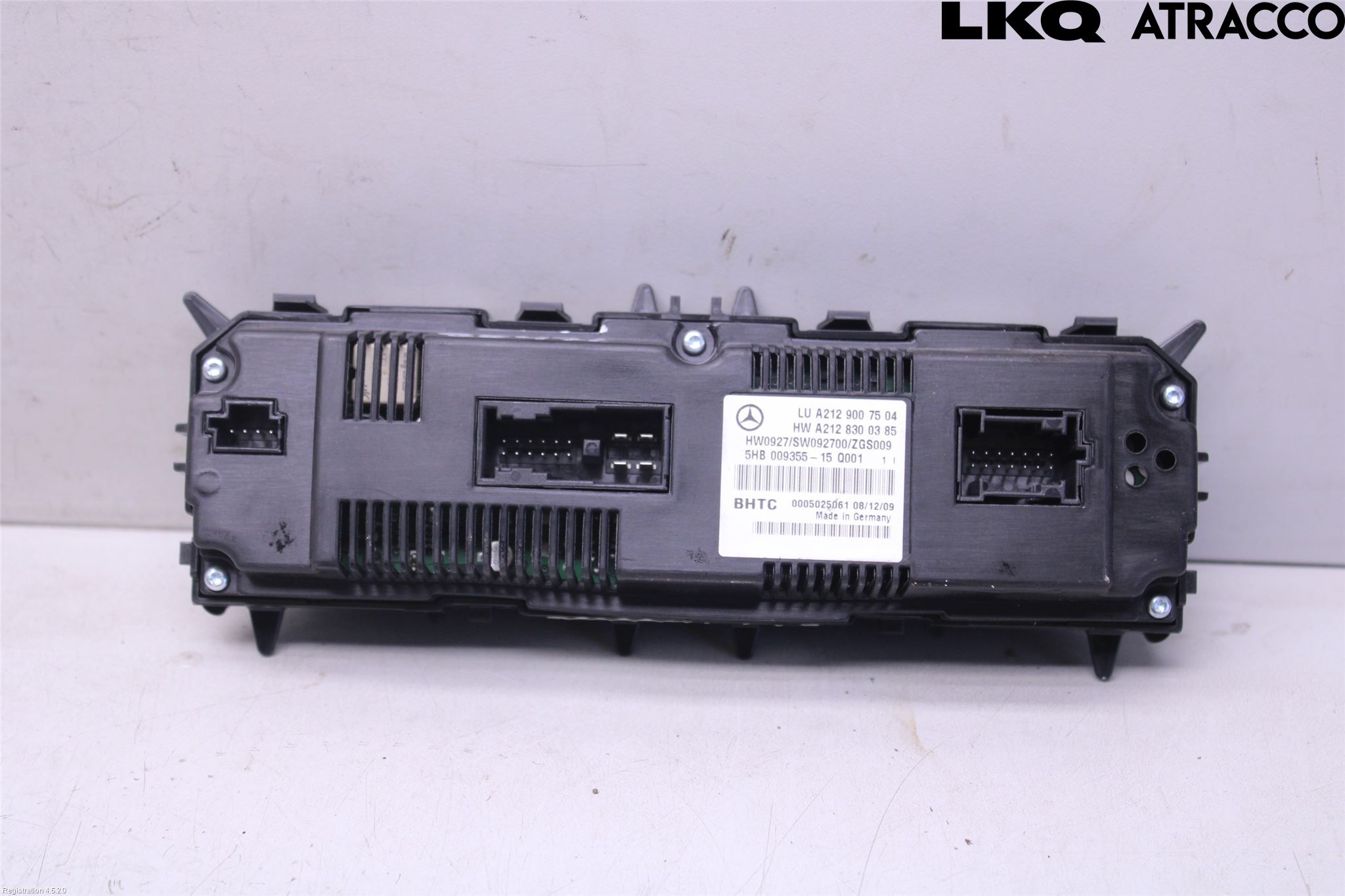 Mercedes-Benz MB E-KLASS (W212) 09-16 Varme Ac Betjening-Display