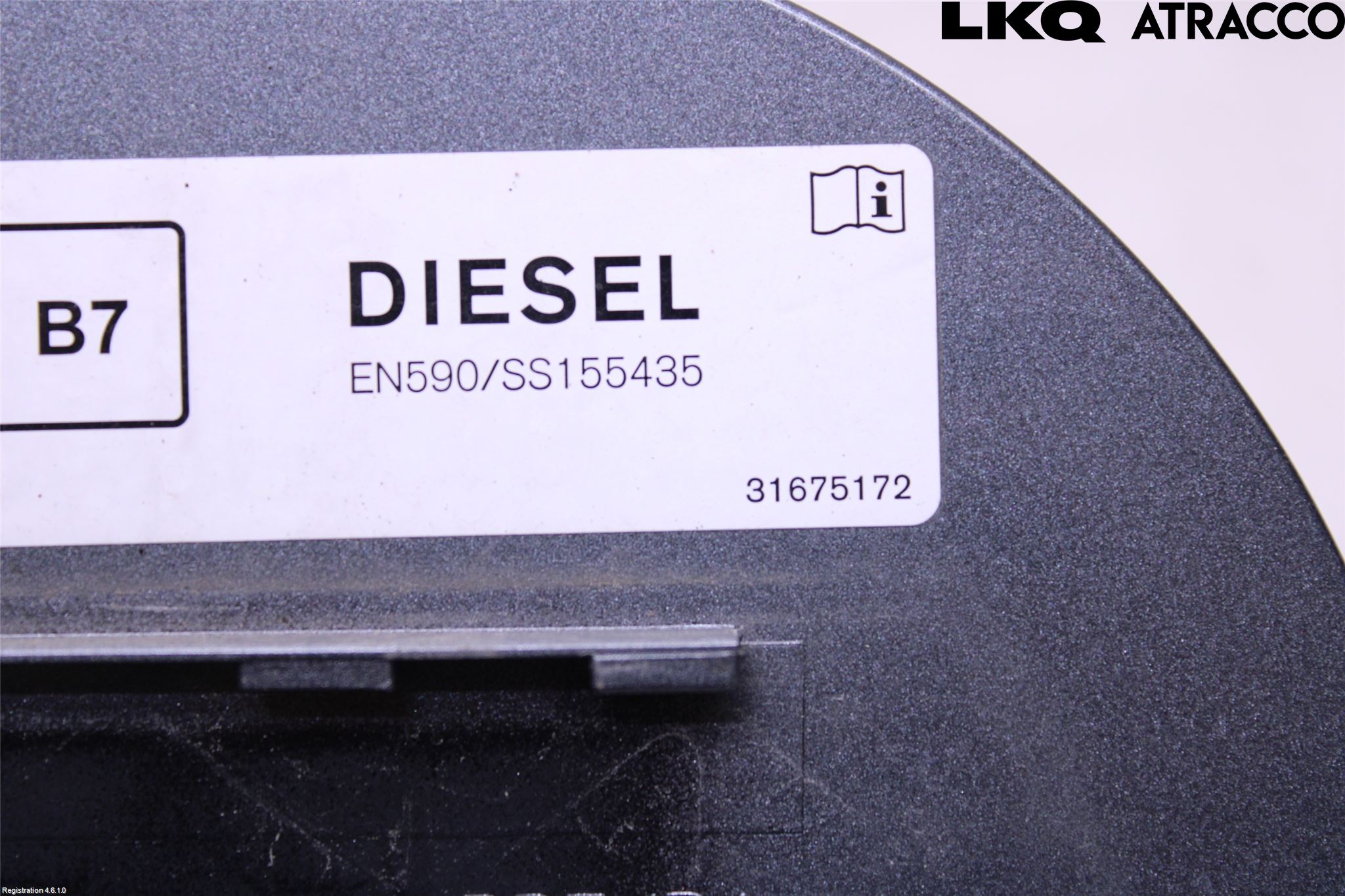 Volvo XC60 14-17 Drivstoff Tankluke
