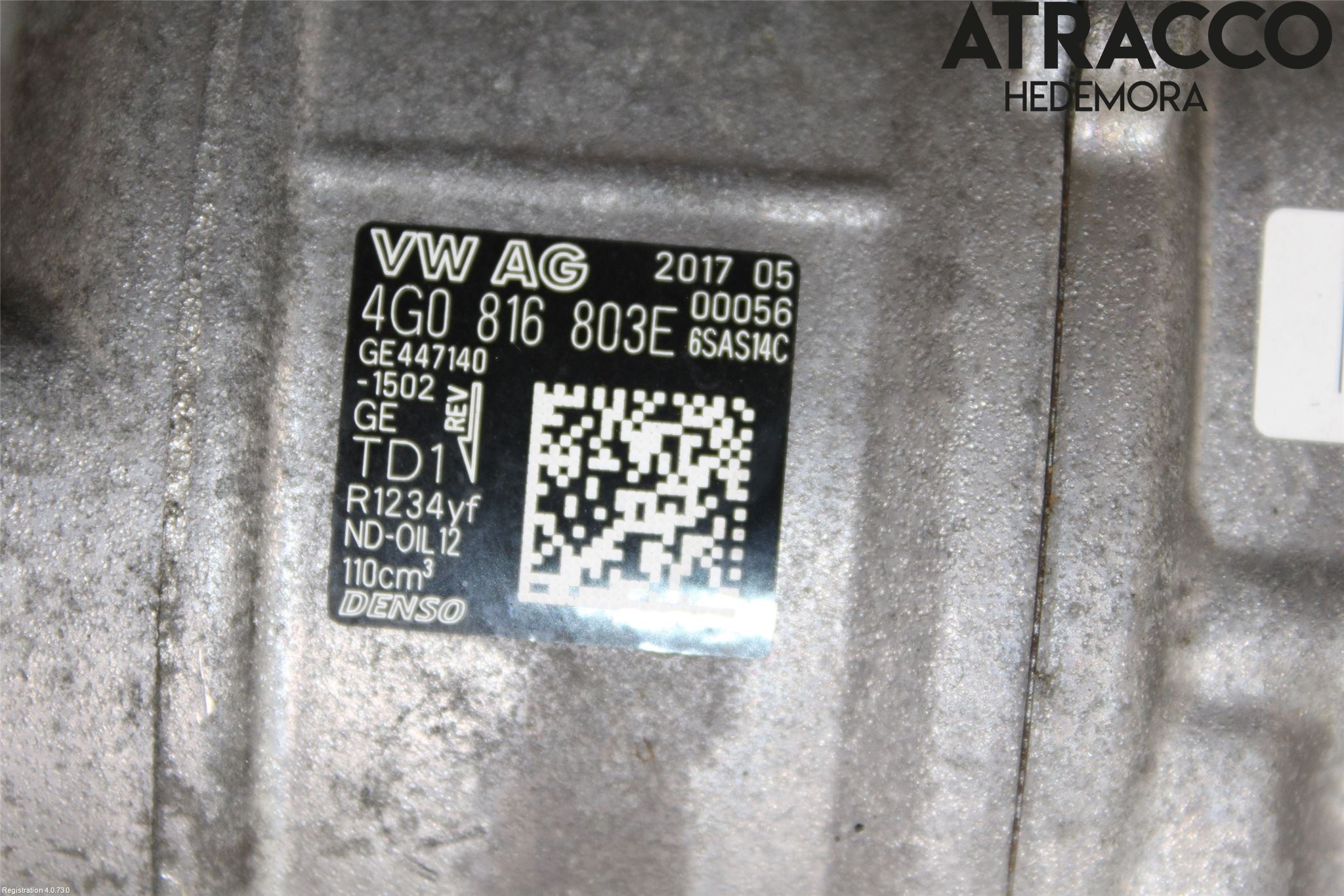 Audi A6/S6 4G 11-18 Varme Ac Kompressor