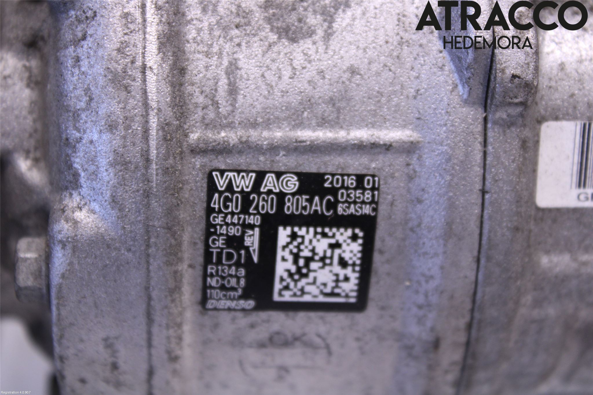 Audi A6/S6 4G 11-18 Varme Ac Kompressor
