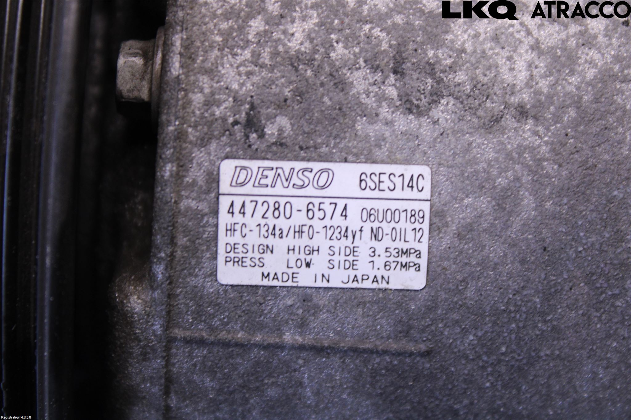 Toyota AVENSIS 16-18 Varme Ac Kompressor