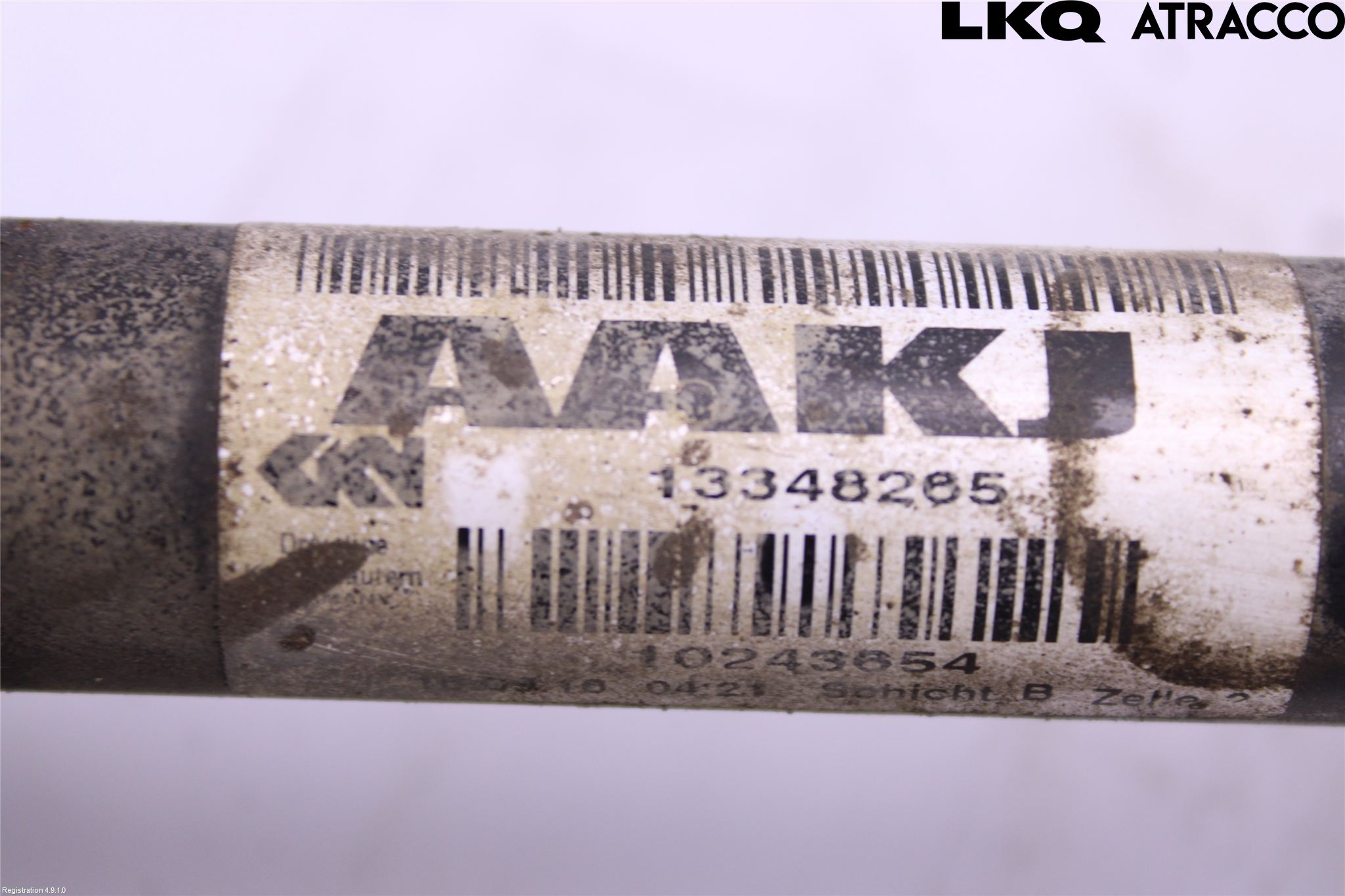 Opel ZAFIRA C 12-19 Drivaksel Foran Kompl Høyre