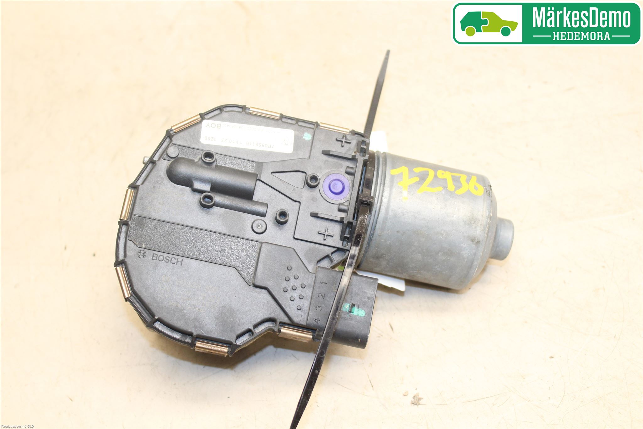Volkswagen VW TOUAREG 7P 11-18 Viskermotor Frontrute