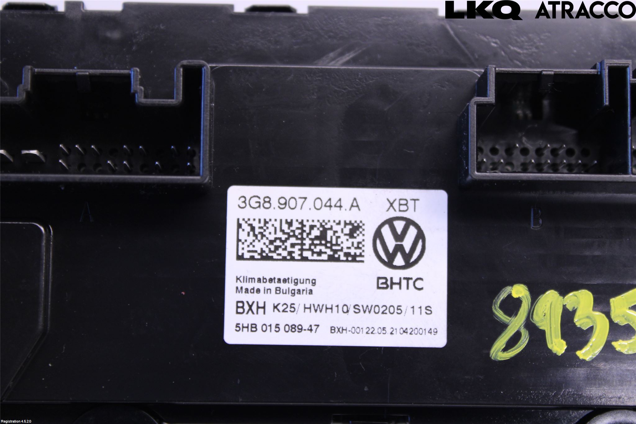 Volkswagen VW PASSAT 15-19 Varme Ac Betjening-Display