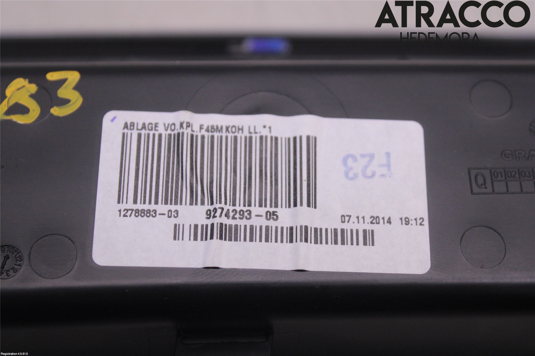 BMW 2 F45 Active Tourer 14-21 Innr Oppbevaringsrom