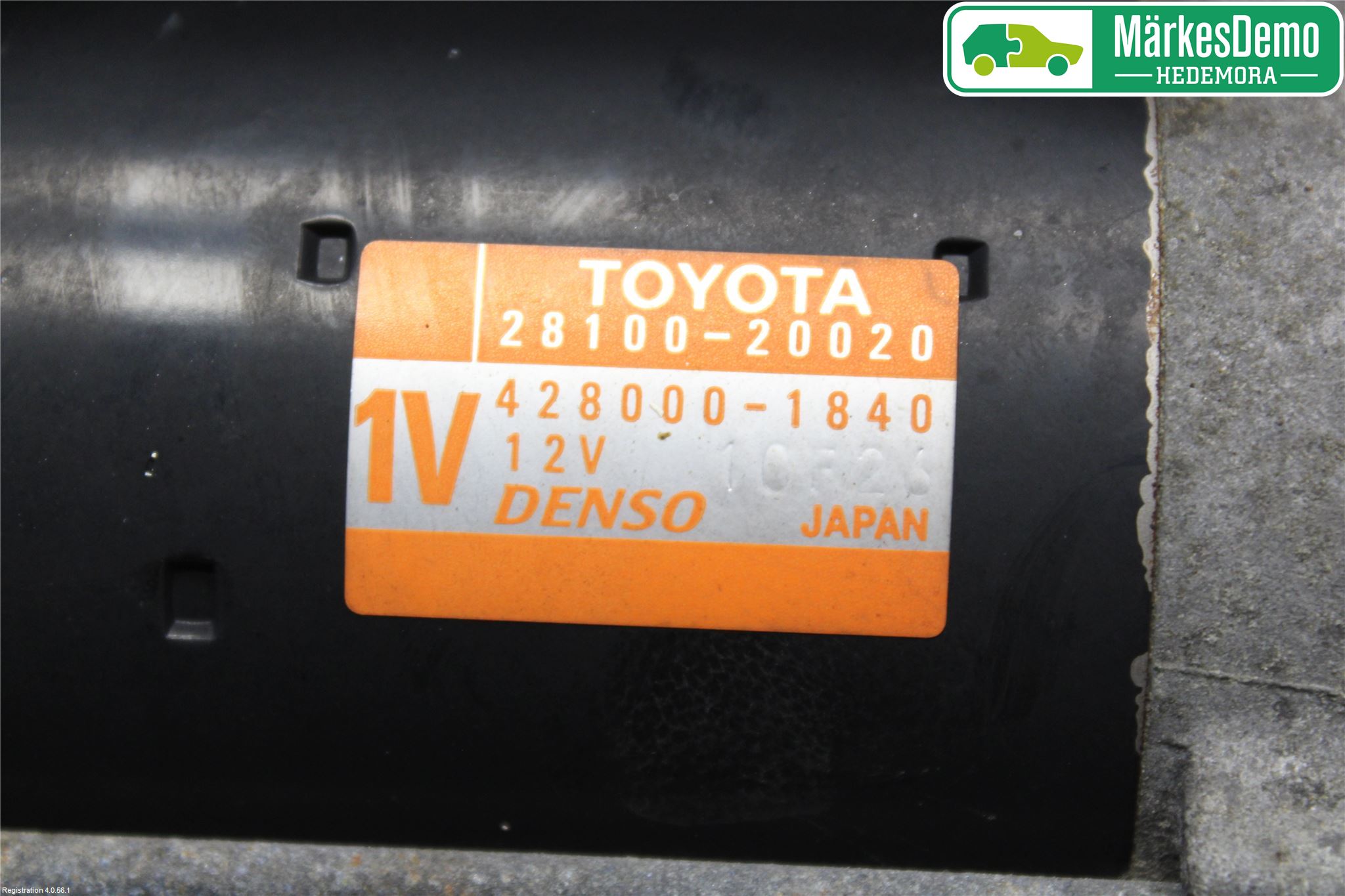 Toyota ÖVRIGT/DIREKTIMP. Startmotor