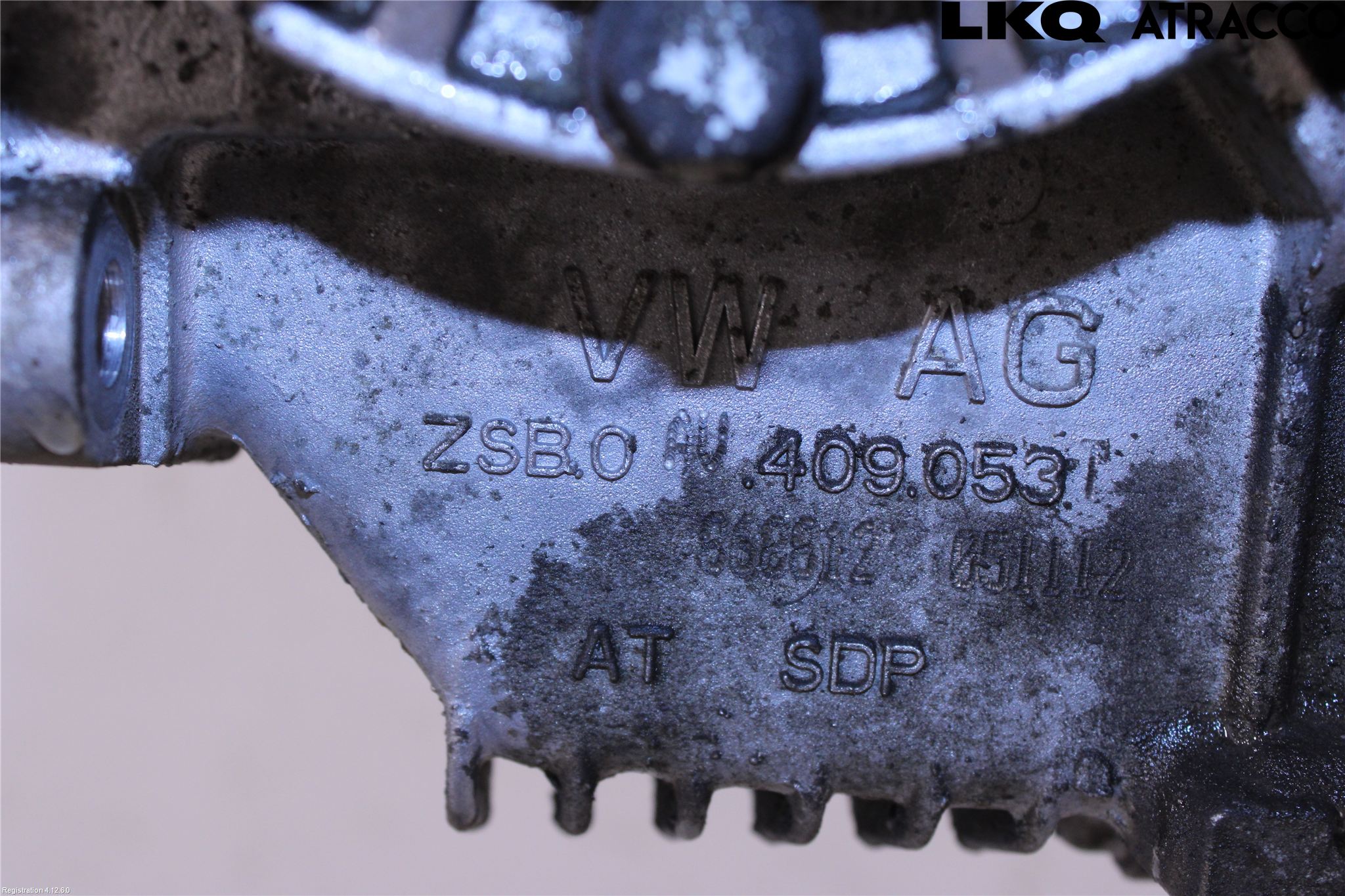 Volkswagen VW PASSAT 11-14 Gearkasse Fordelingskasse