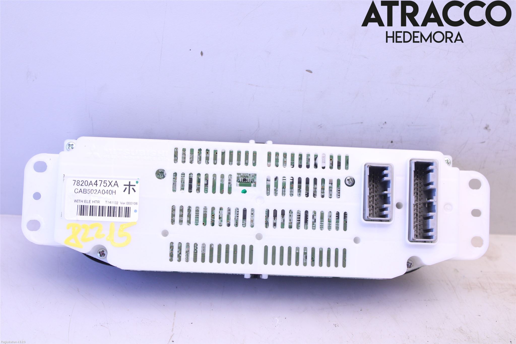 Mitsubishi OUTLANDER 13-21 Varme Ac Betjening-Display