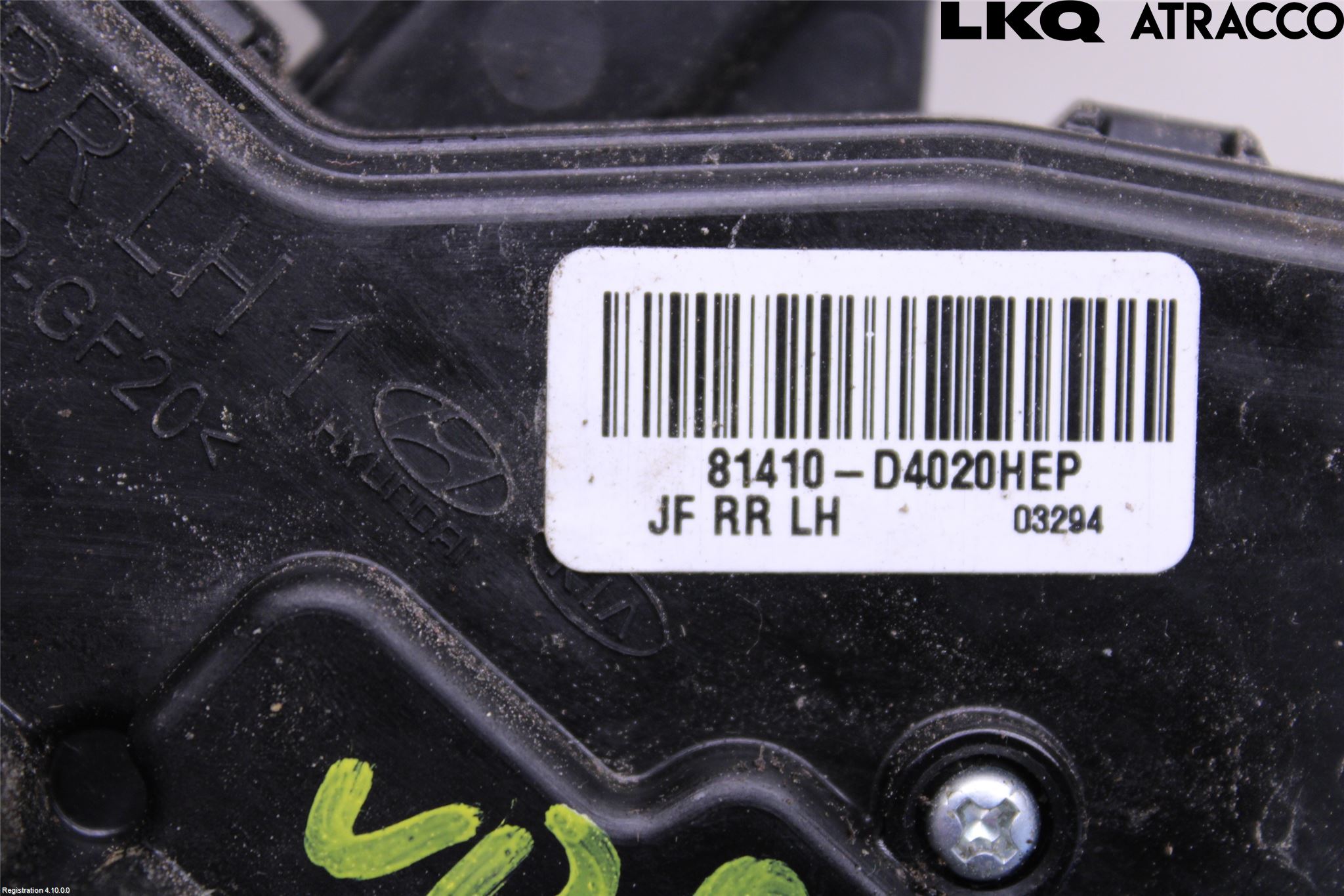 Kia OPTIMA 16-20 Dørlås - Låsekasse
