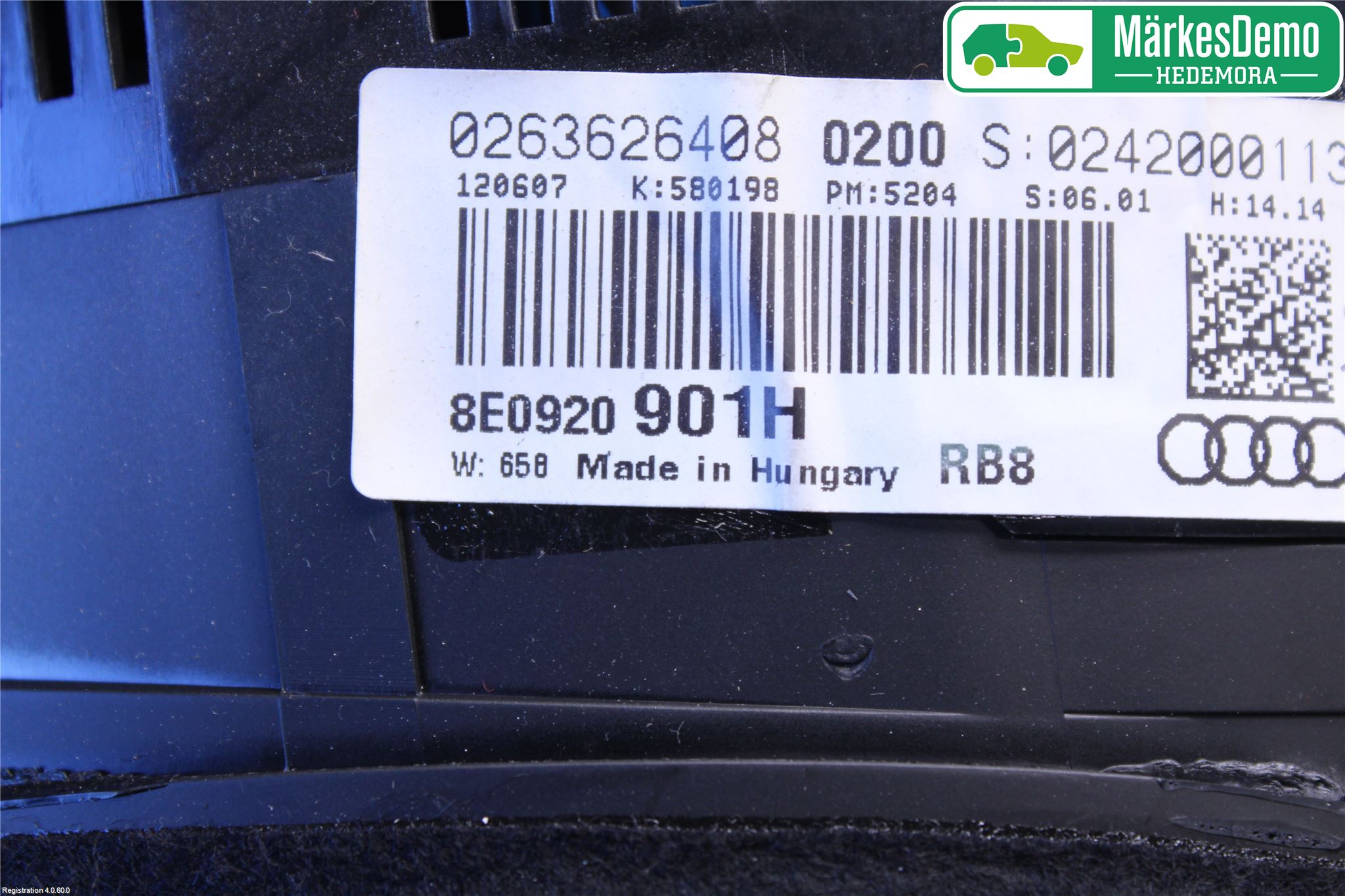 Audi A4/S4 05-07 Instr Kombinert