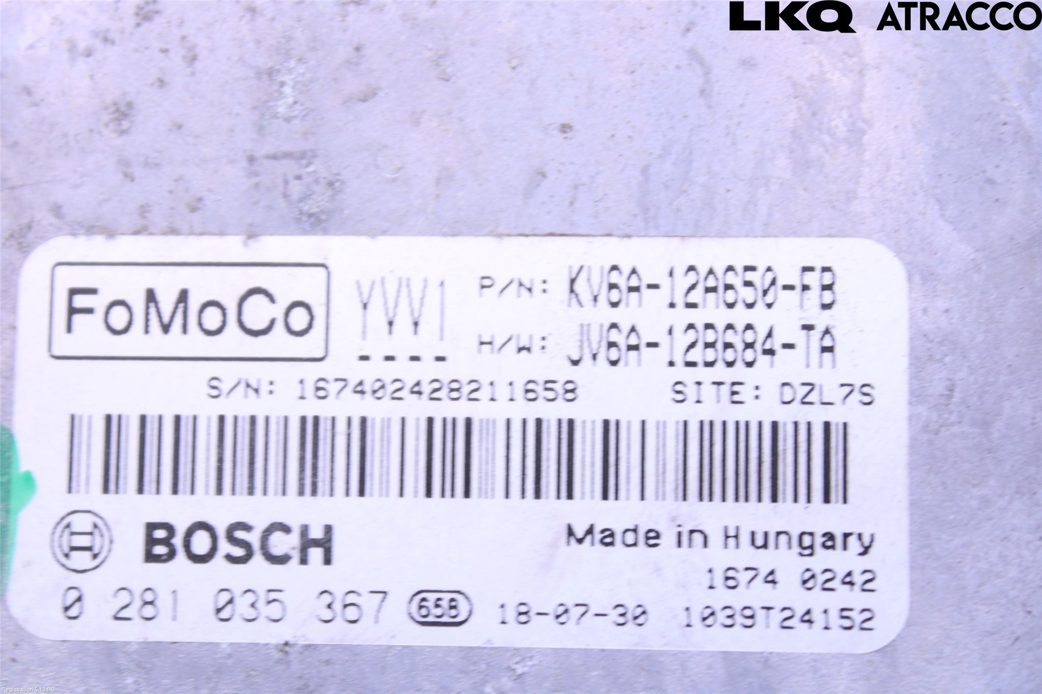 Ford TRANSIT/TOURNEO CONNECT 13-22 Styreenhet Dieselpumpe