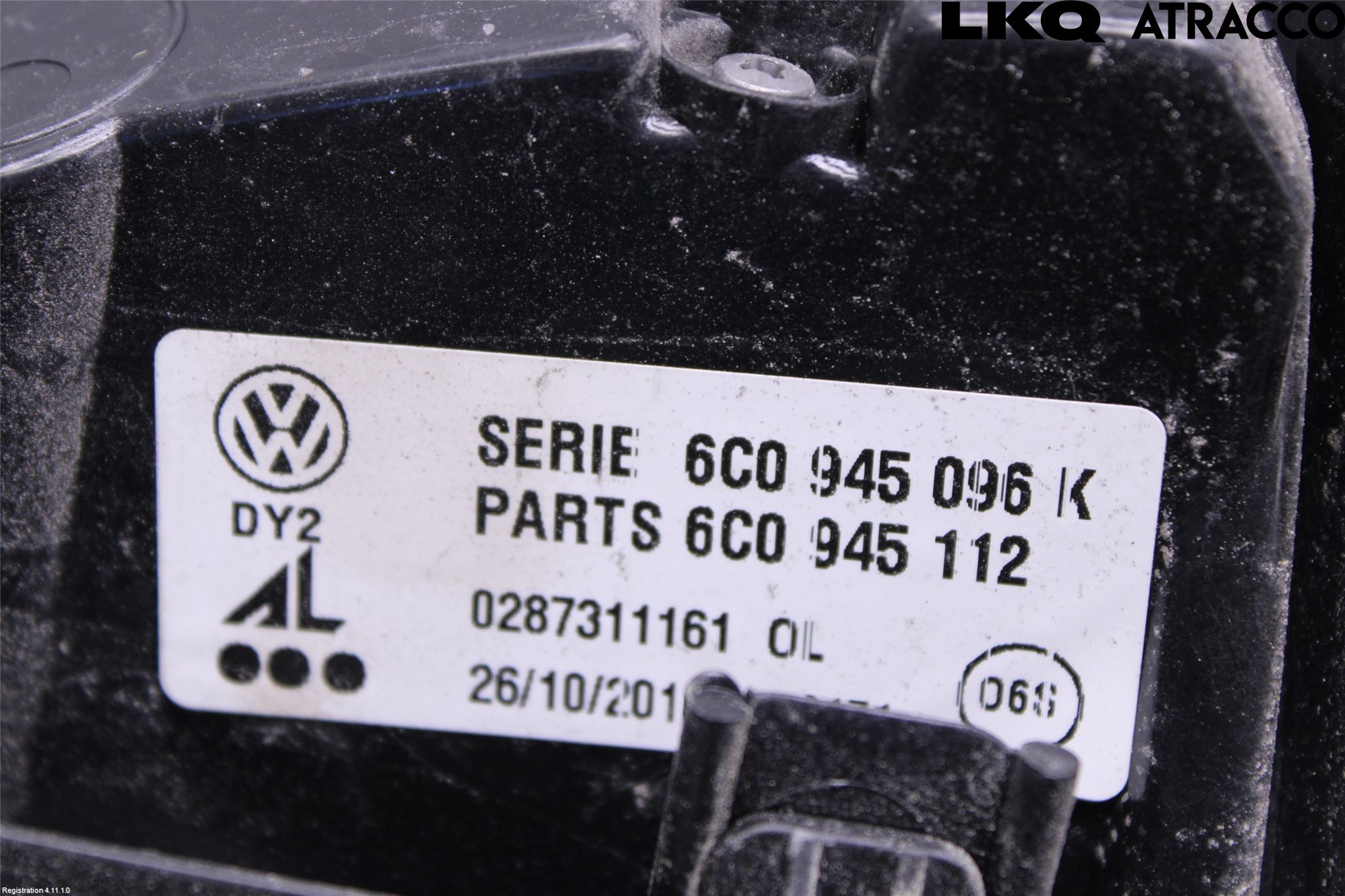 Volkswagen VW POLO 10-17 Baklykt Høyre