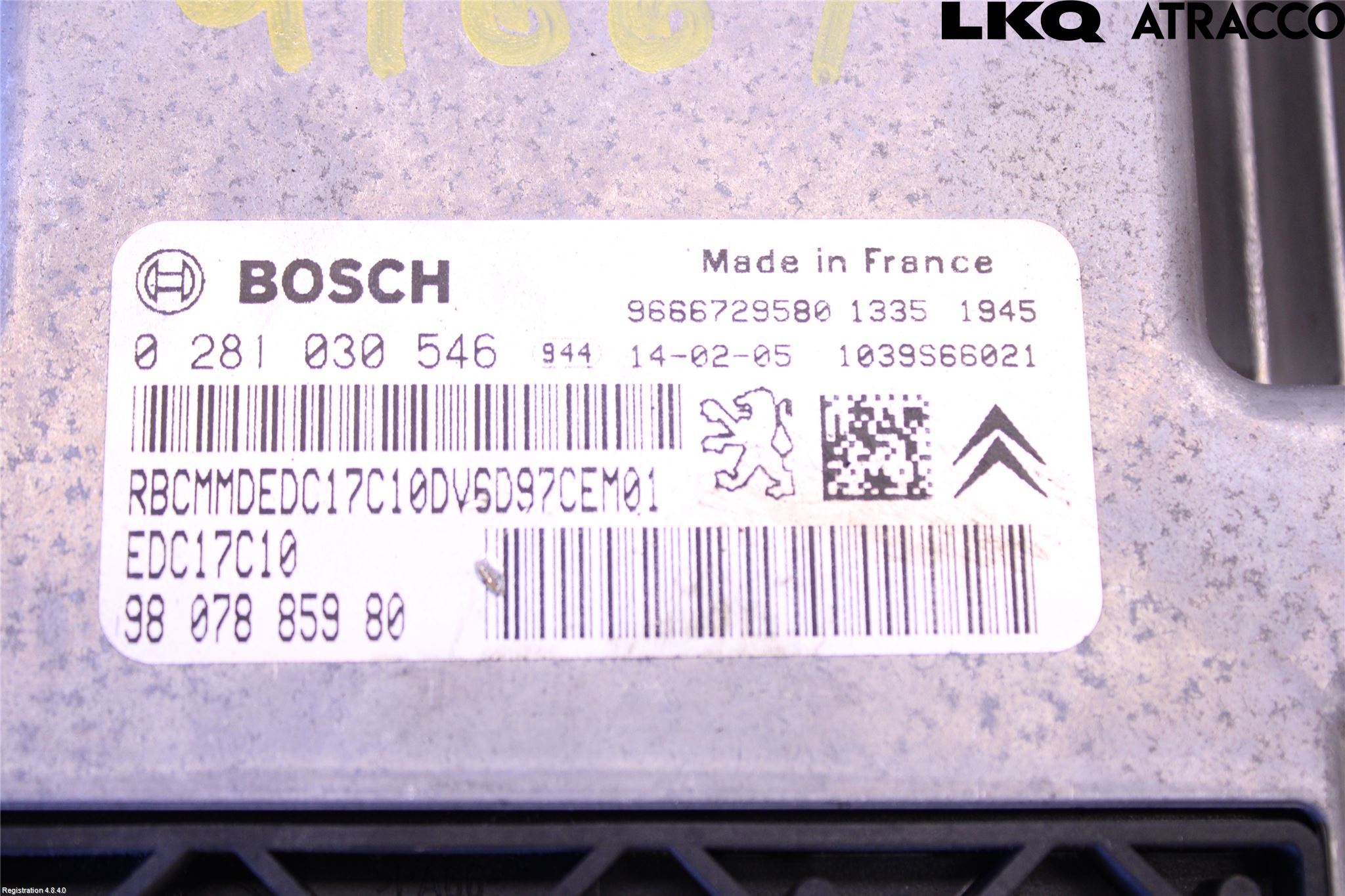 Citroen BERLINGO 08-18 Styreenhet Dieselpumpe