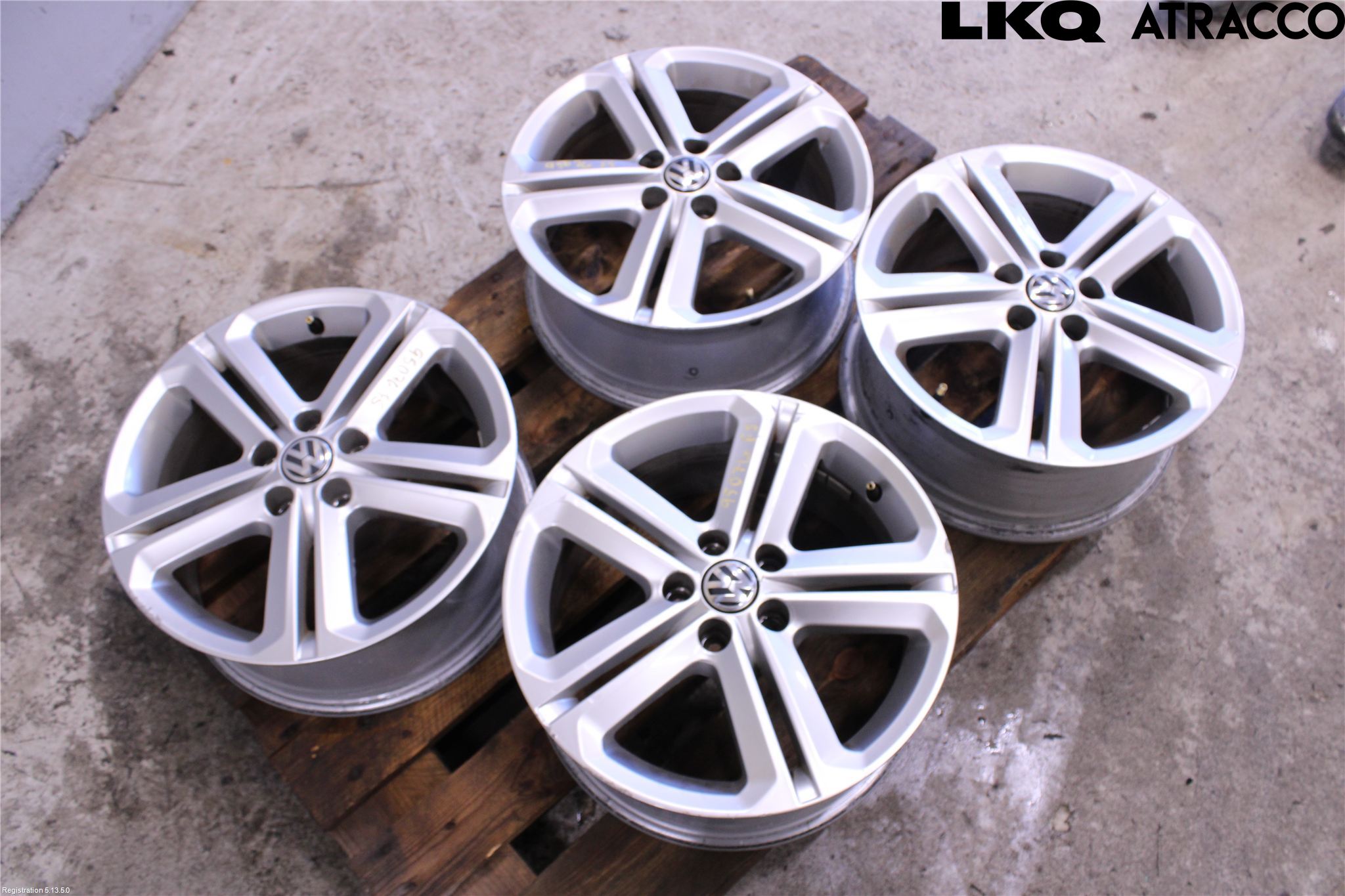 Volkswagen VW POLO 10-17 Felg Aluminium Sett 4Stk