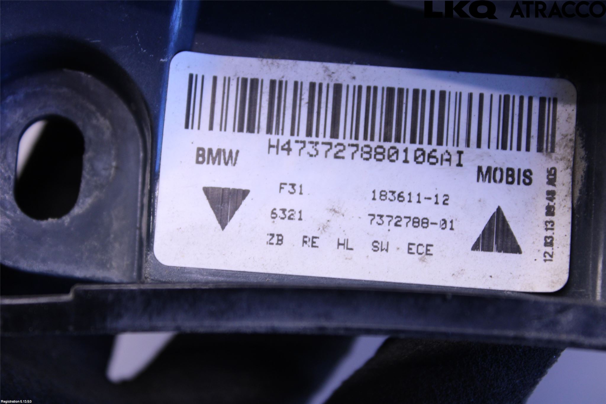 BMW 3 F30/F31/F80 12-19 Baklykt Høyre