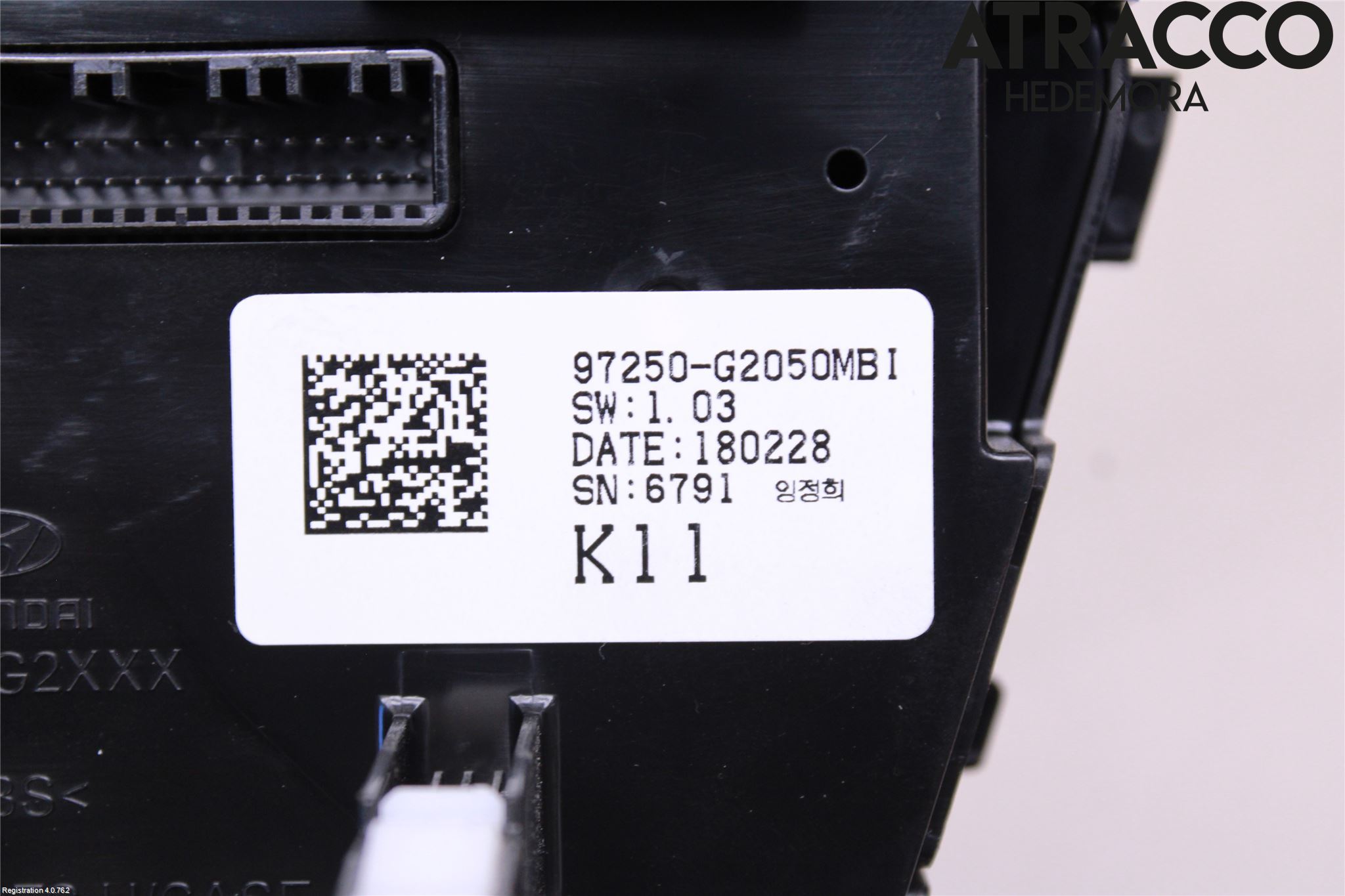 Hyundai IONIQ AE 17-22 Varme Ac Betjening-Display