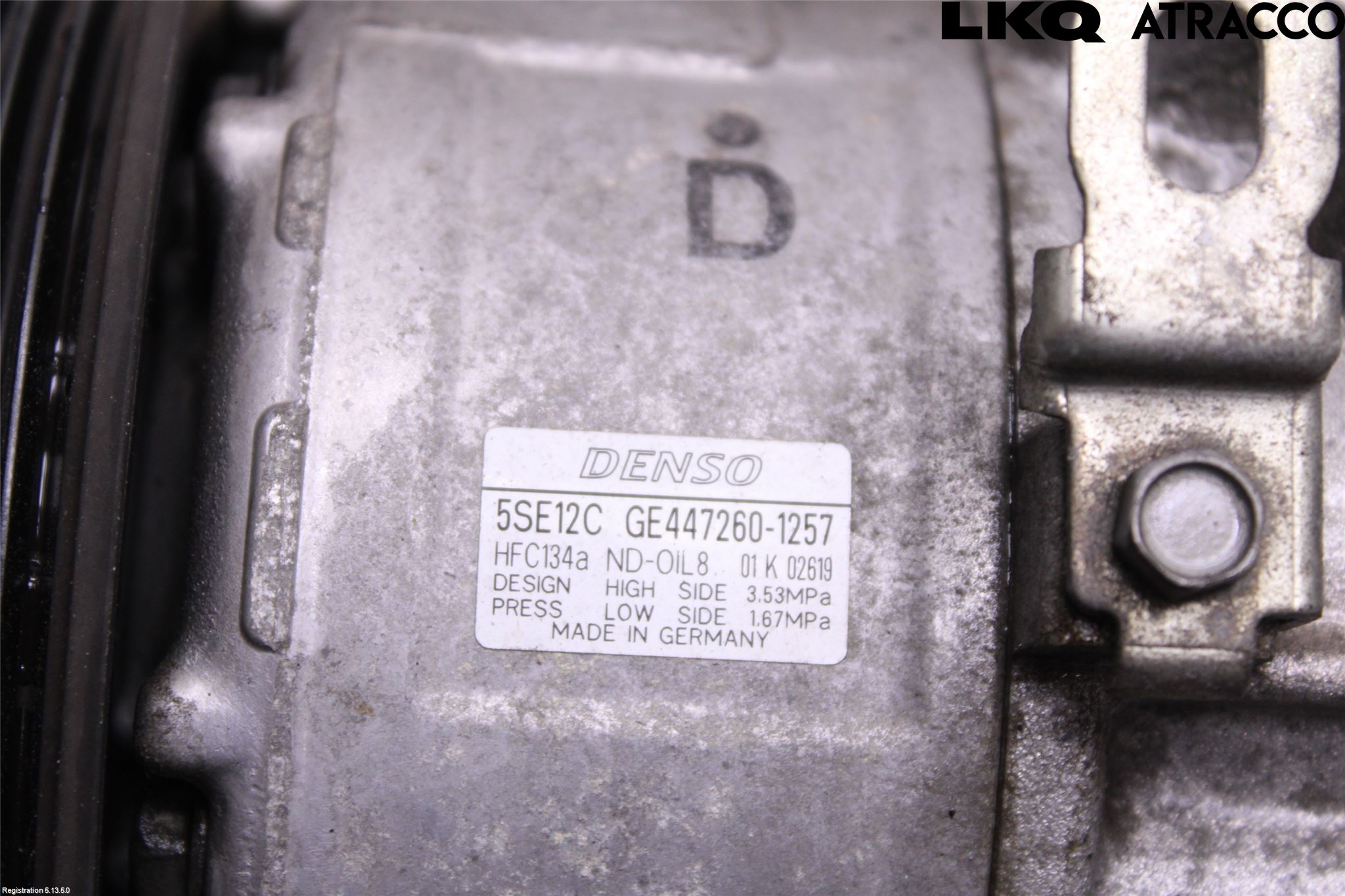 Toyota AURIS 07-09 Varme Ac Kompressor