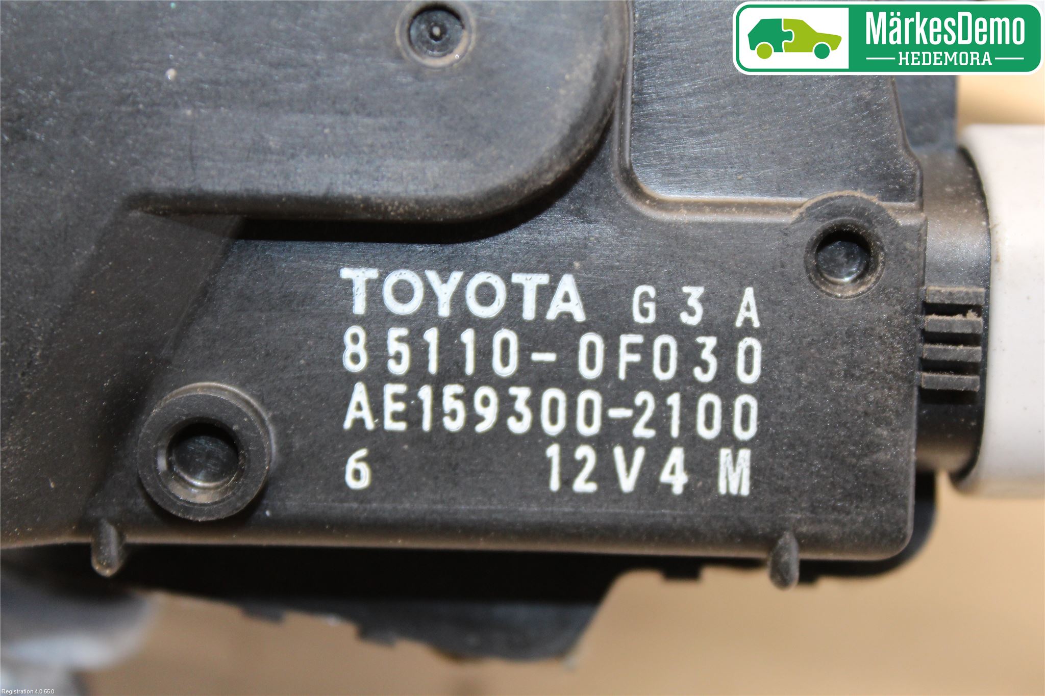 Toyota VERSO 09-18 Viskeroverføring Frontrute