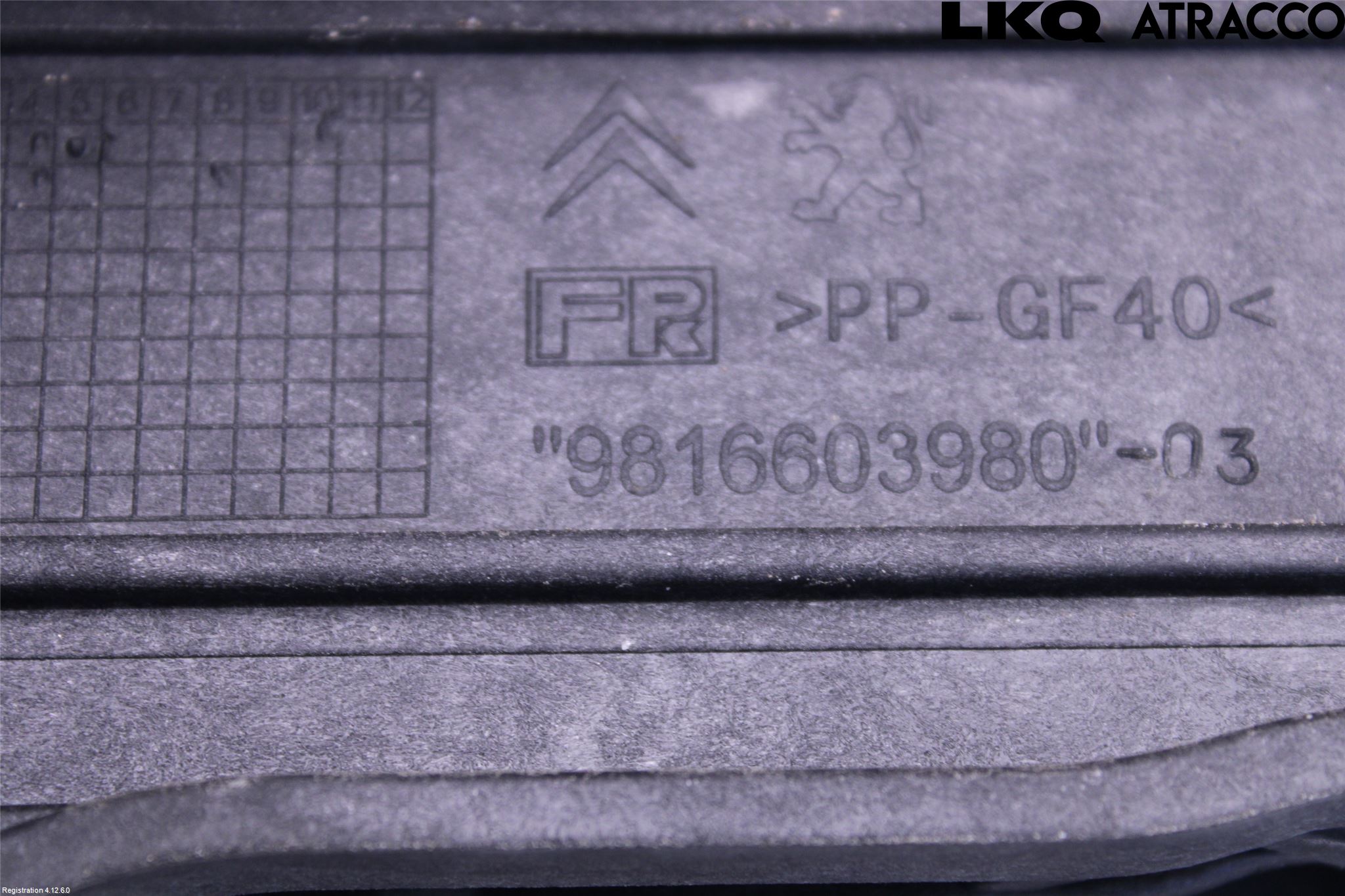 Peugeot 308 14-21 Panserlåsplate-Bjelke