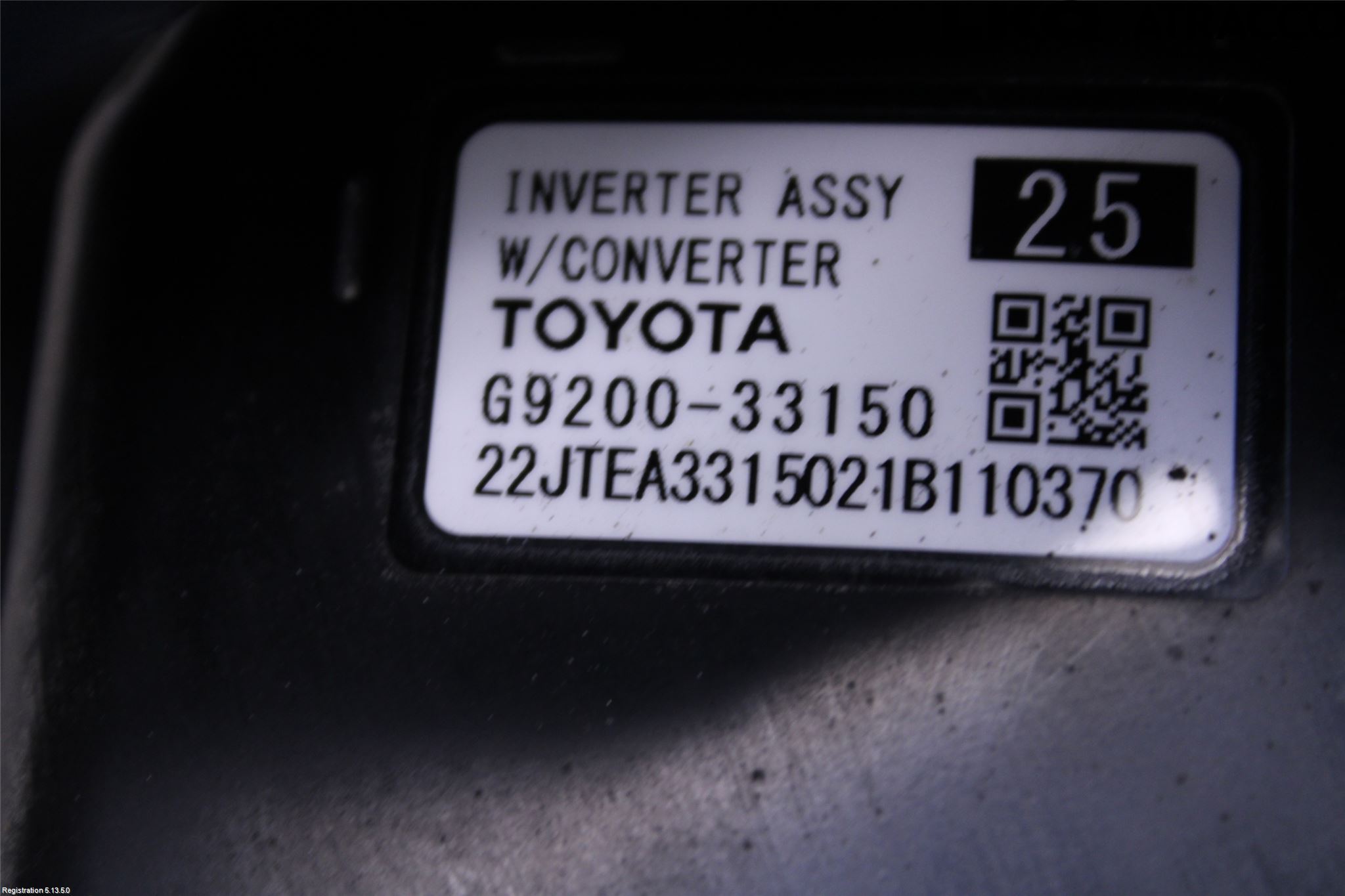 Toyota CAMRY 19-24 Inverter Hybrid